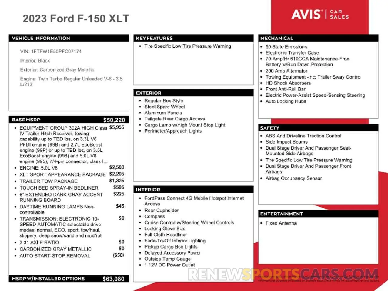 12 Фотография поврежденного автомобиля 1FTFW1E50PFC07174 FORD F-150 2023