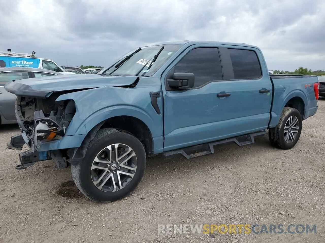 1 Photograph of a damaged car 1FTFW1E57PKE36376 FORD F-150 2023