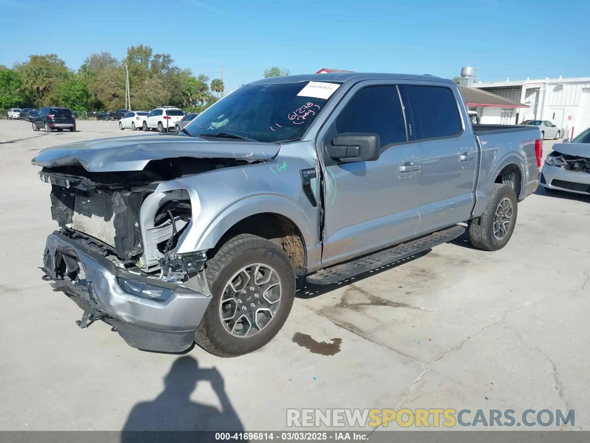 2 Photograph of a damaged car 1FTFW1E82PFA40245 FORD F-150 2023