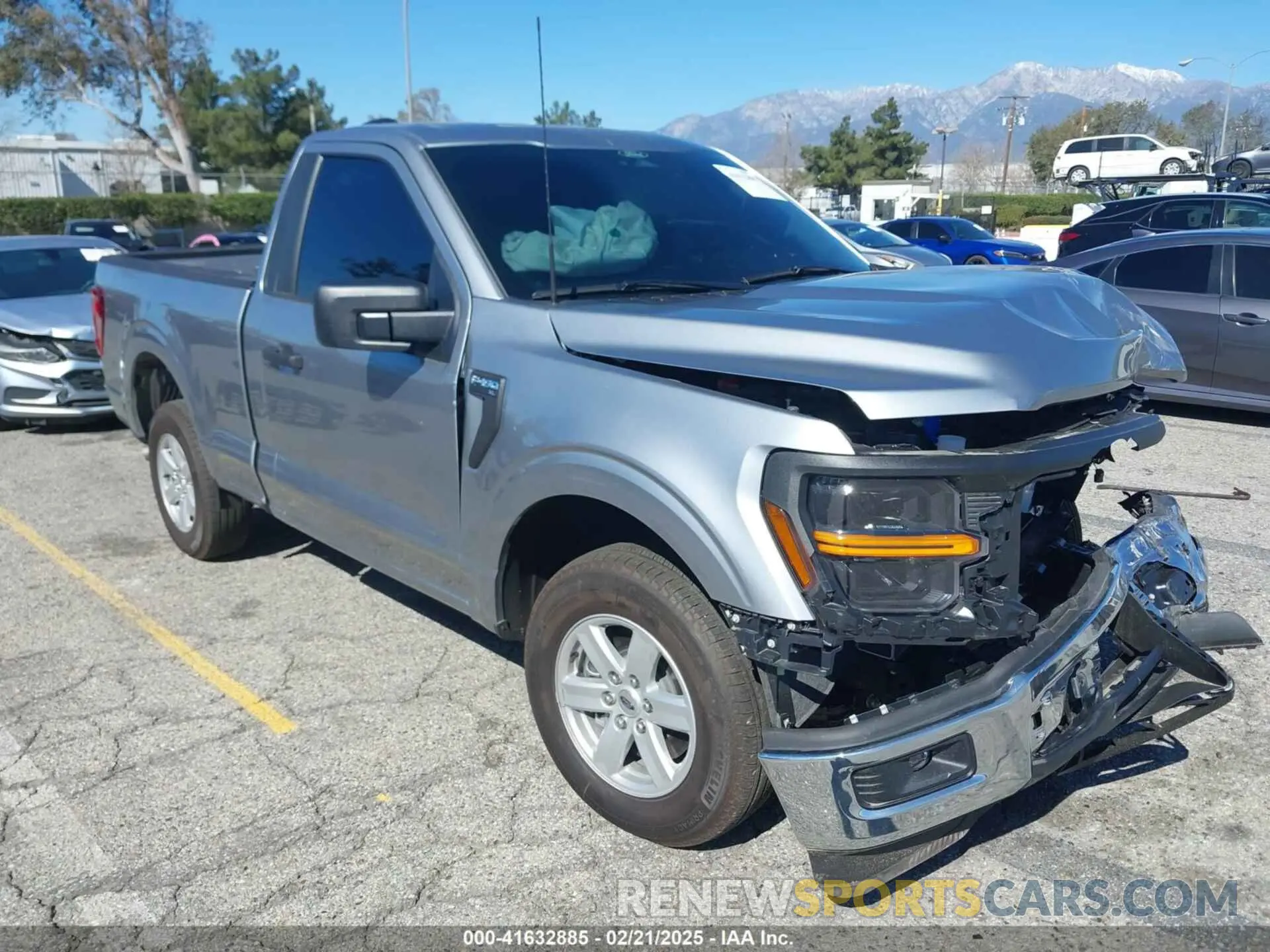 1 Photograph of a damaged car 1FTMF1K58RKF21984 FORD F-150 2024