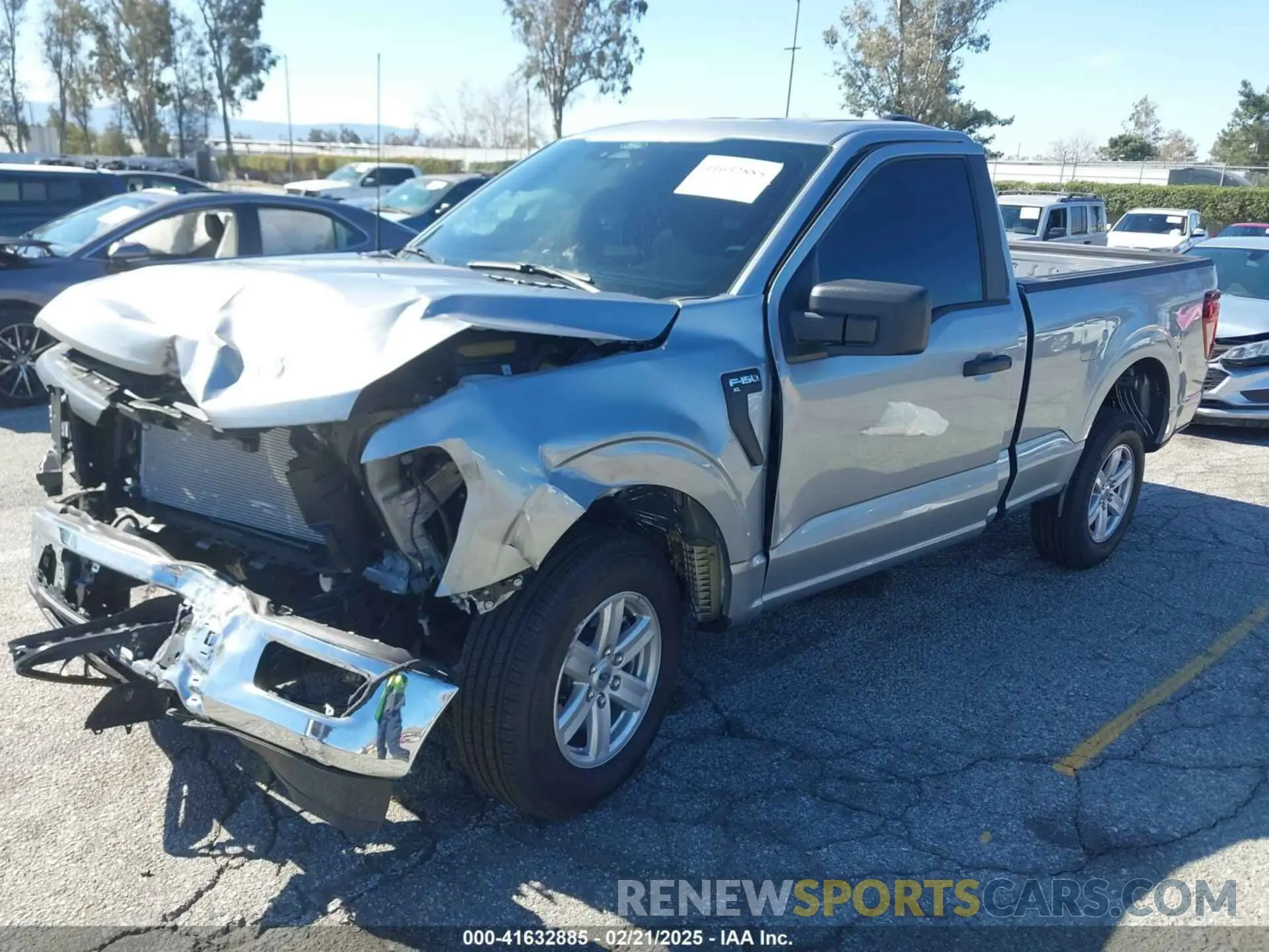 2 Photograph of a damaged car 1FTMF1K58RKF21984 FORD F-150 2024