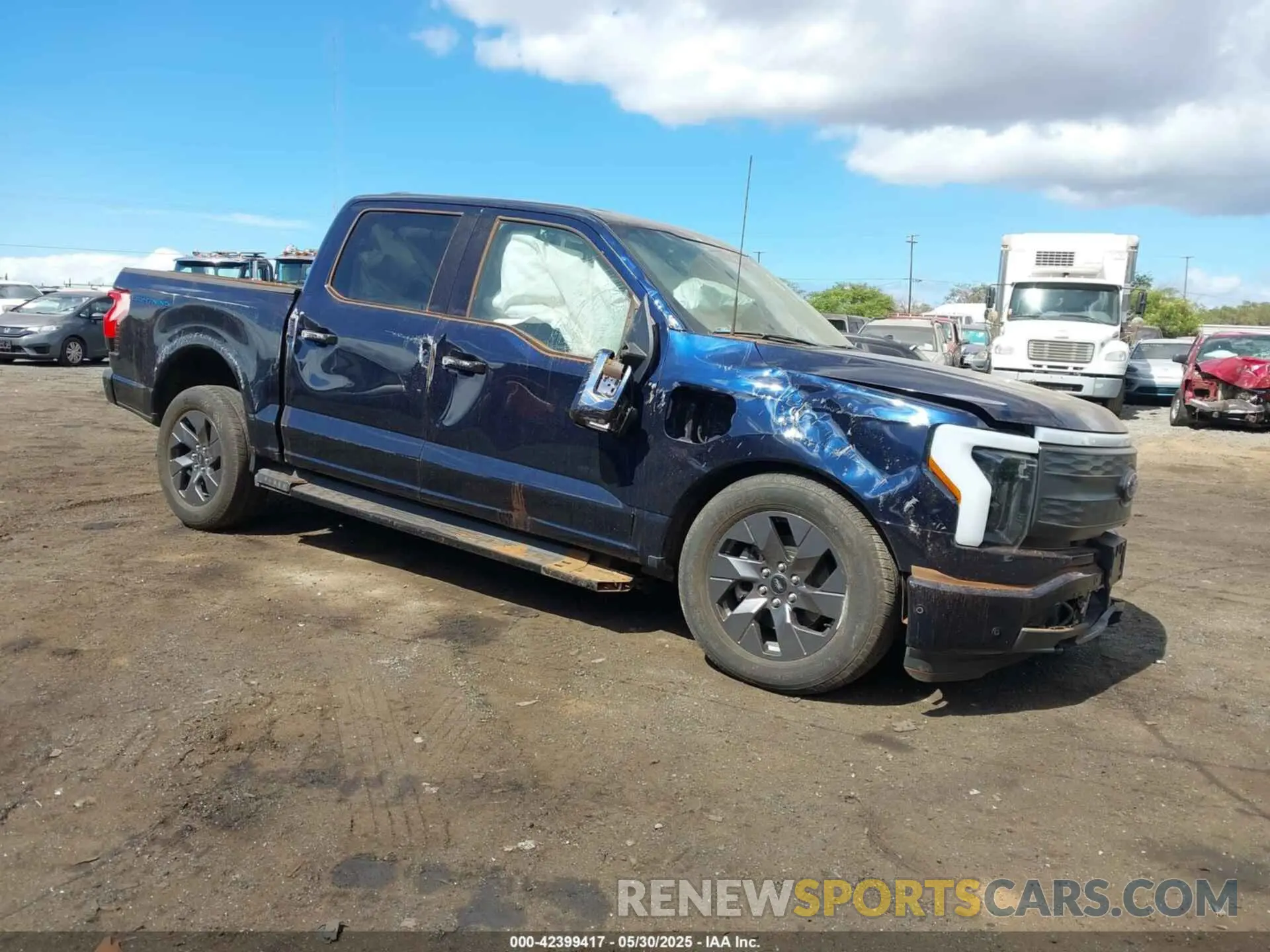1 Фотография поврежденного автомобиля 1FTVW1EL9NWG15390 FORD F-150 LIGHTNING 2022