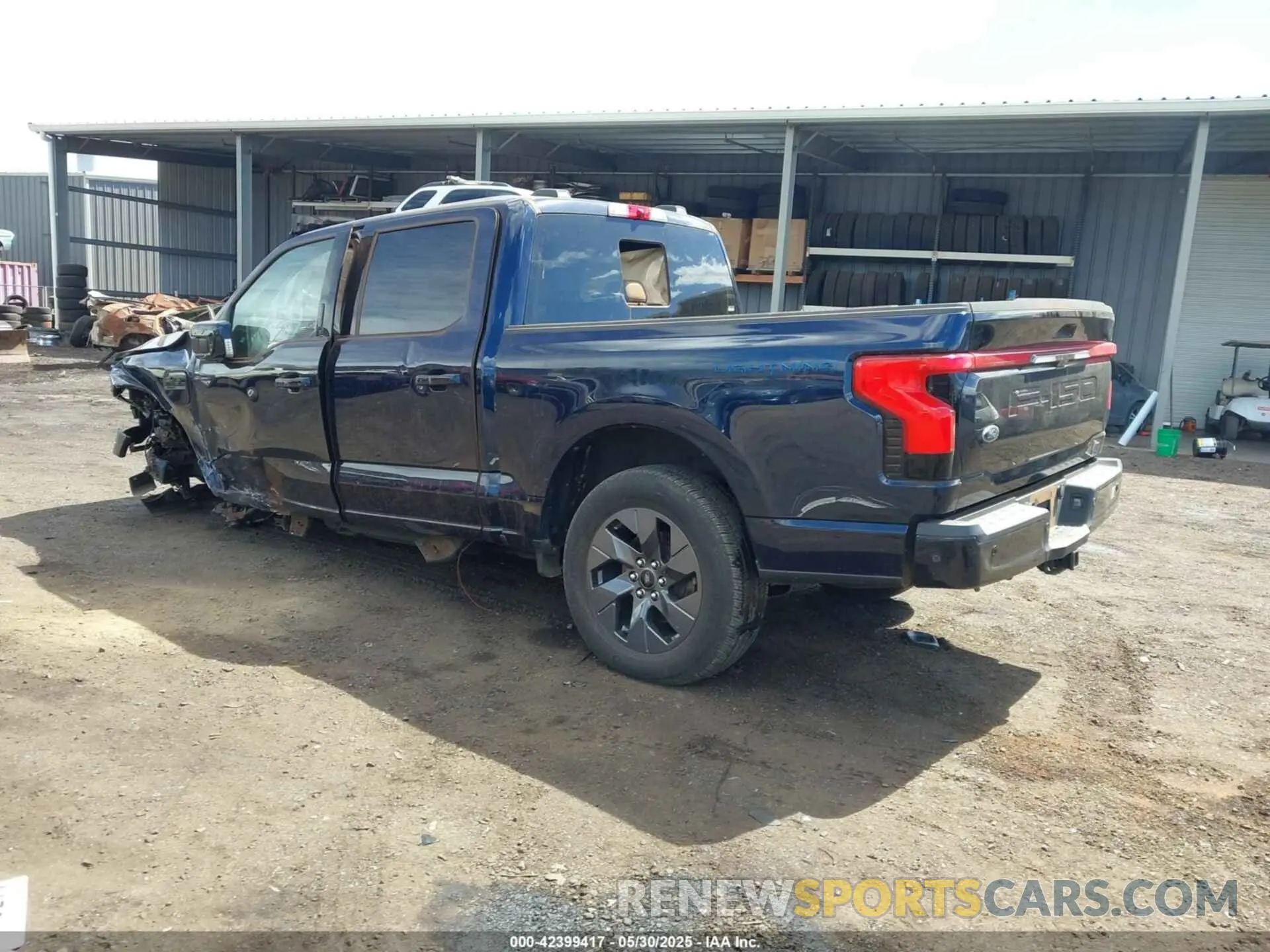 3 Фотография поврежденного автомобиля 1FTVW1EL9NWG15390 FORD F-150 LIGHTNING 2022