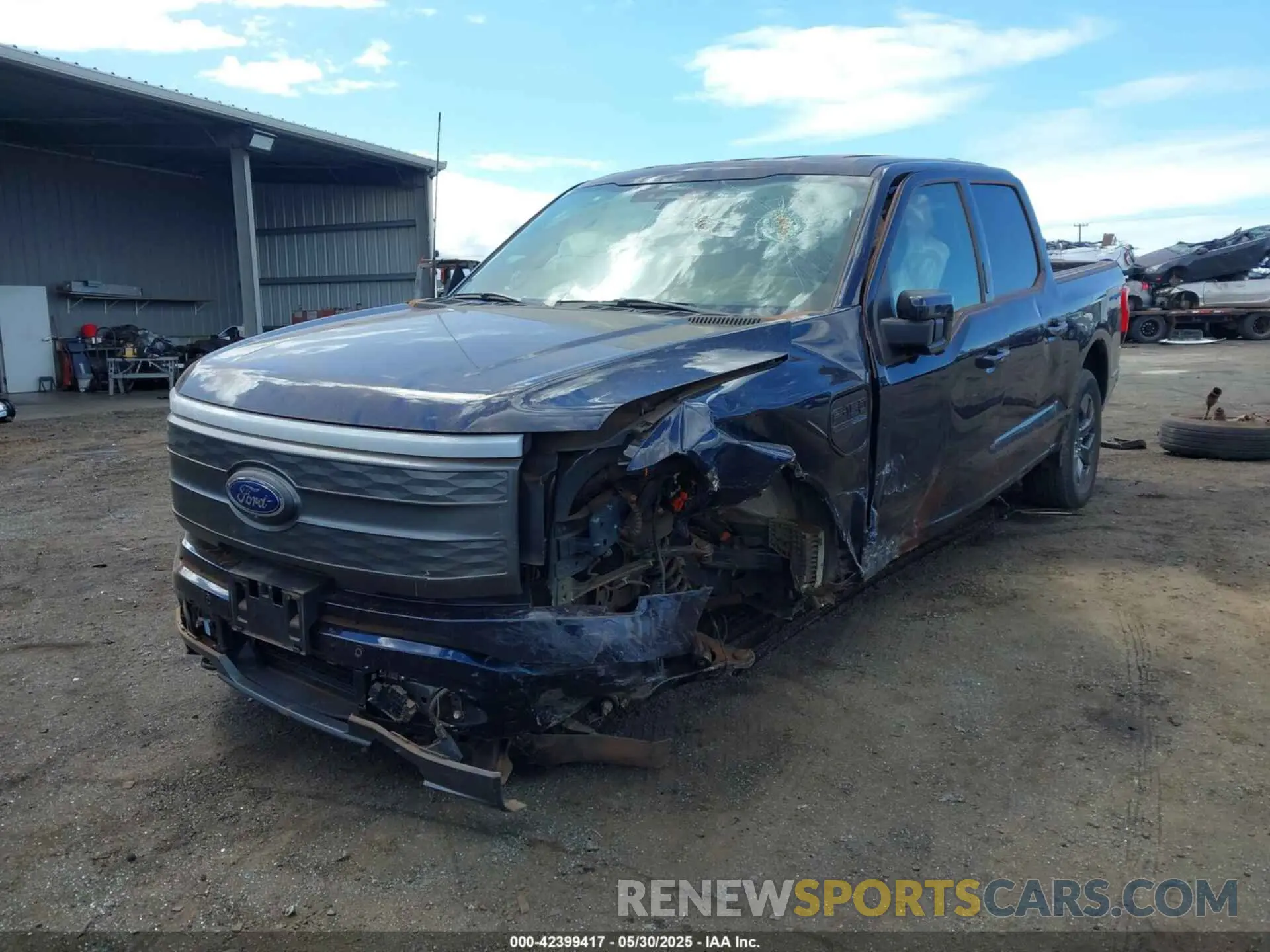 6 Фотография поврежденного автомобиля 1FTVW1EL9NWG15390 FORD F-150 LIGHTNING 2022