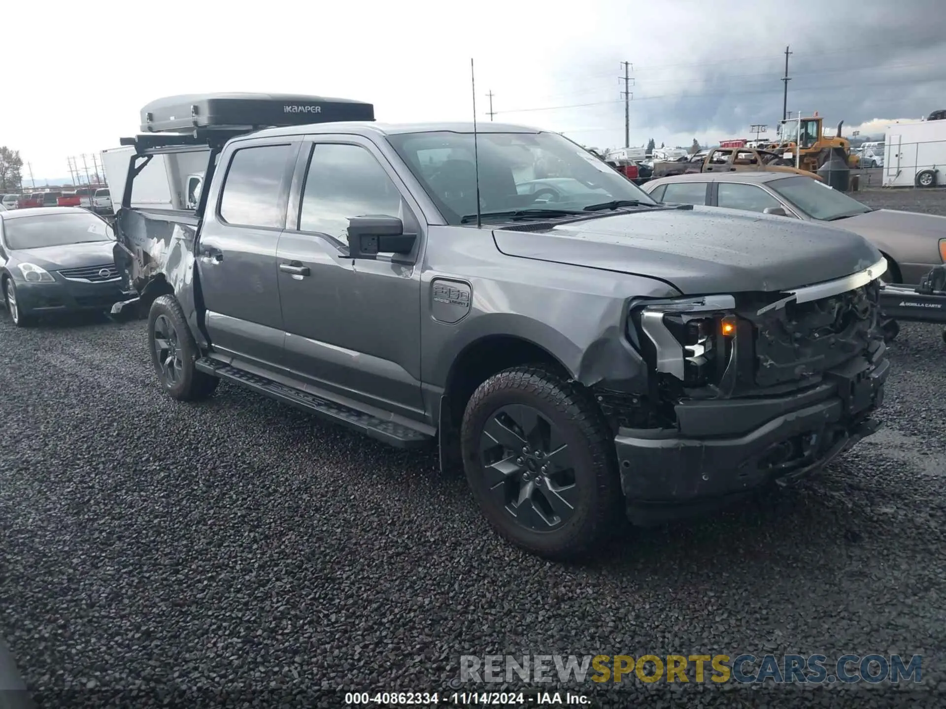 1 Фотография поврежденного автомобиля 1FT6W1EV6PWG26596 FORD F-150 LIGHTNING 2023