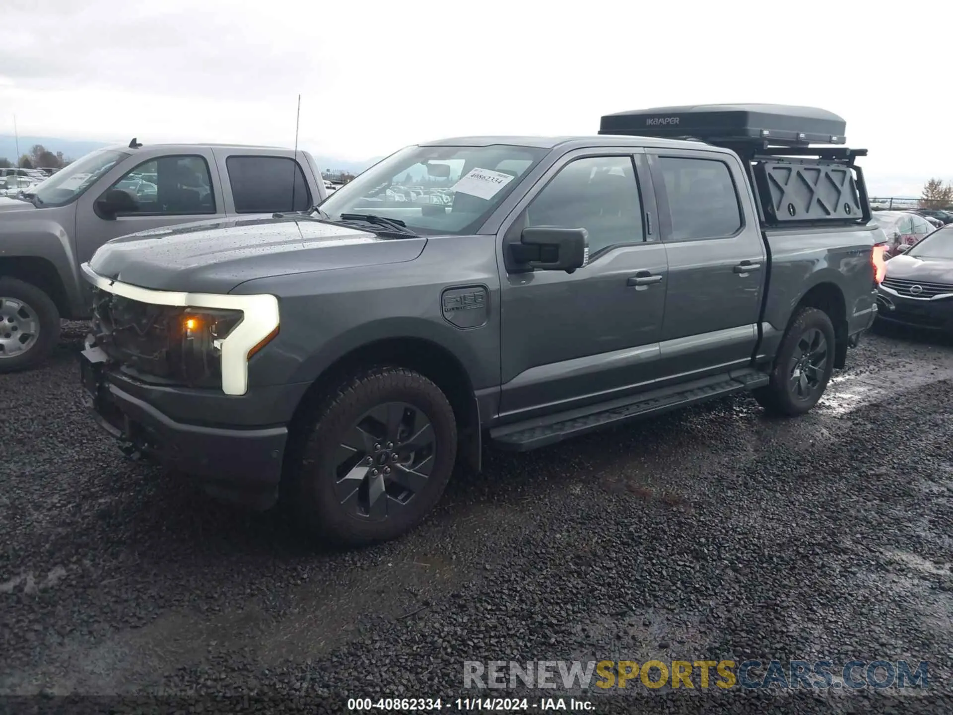 2 Фотография поврежденного автомобиля 1FT6W1EV6PWG26596 FORD F-150 LIGHTNING 2023