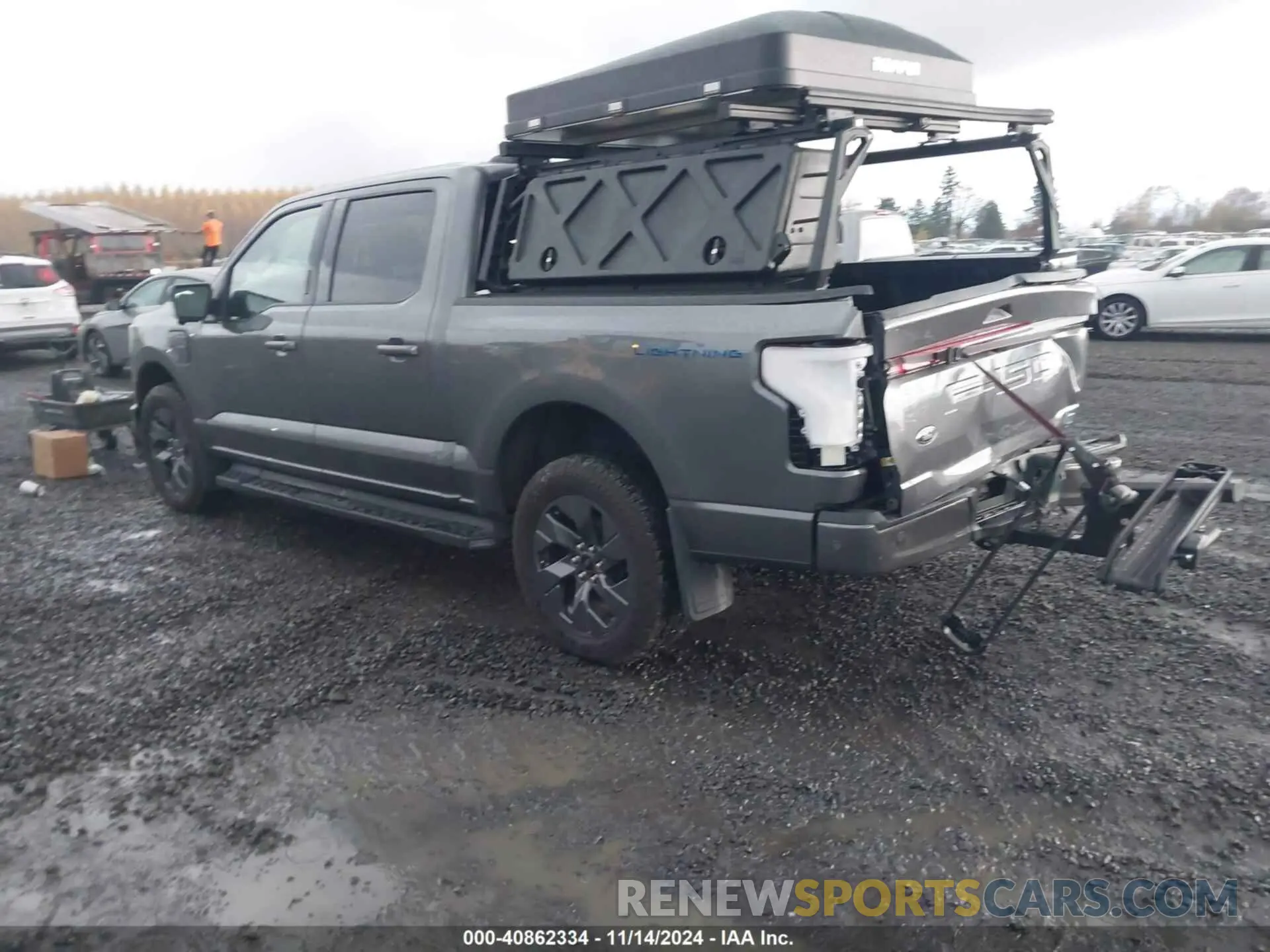 3 Фотография поврежденного автомобиля 1FT6W1EV6PWG26596 FORD F-150 LIGHTNING 2023