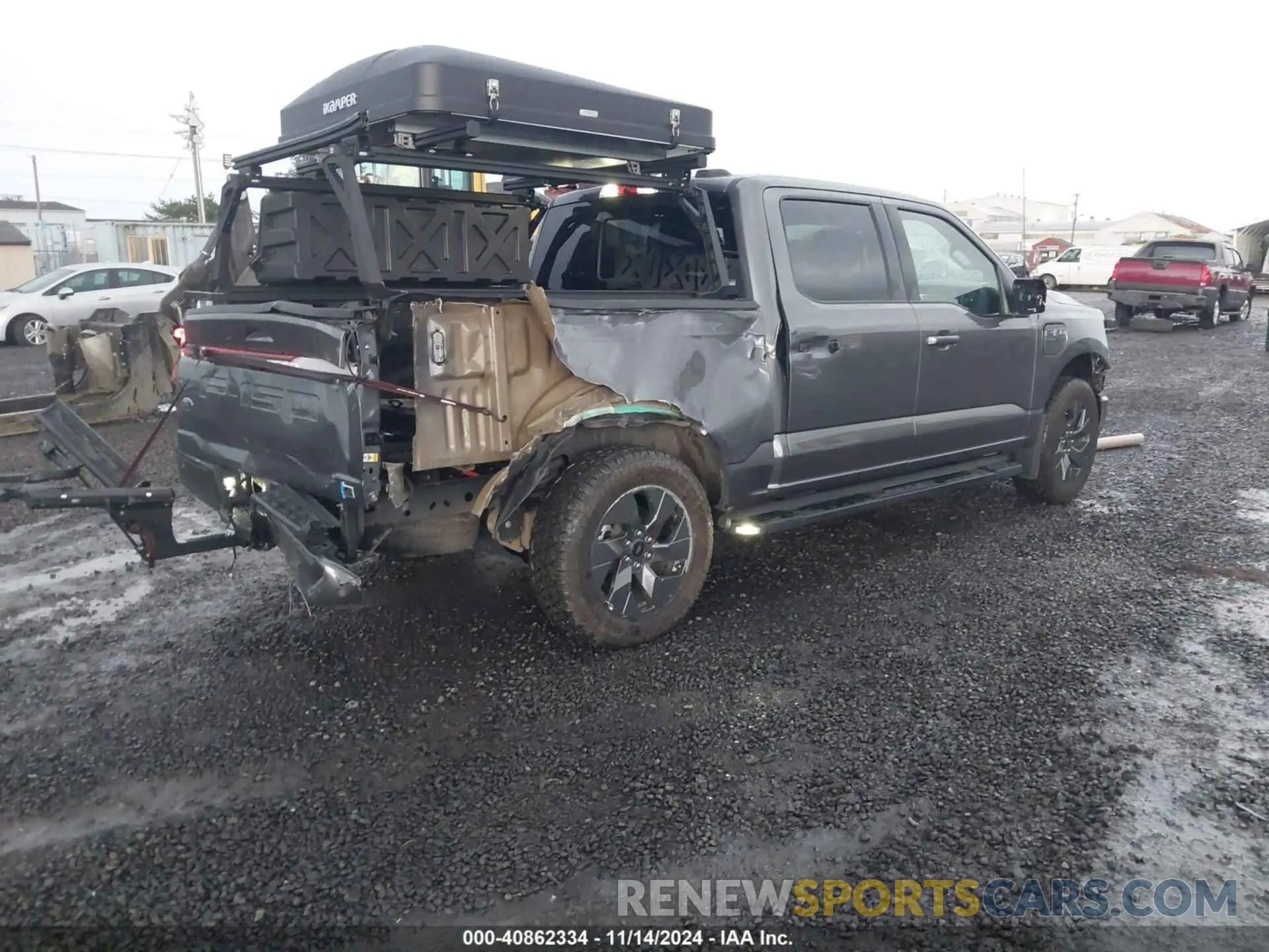 4 Фотография поврежденного автомобиля 1FT6W1EV6PWG26596 FORD F-150 LIGHTNING 2023