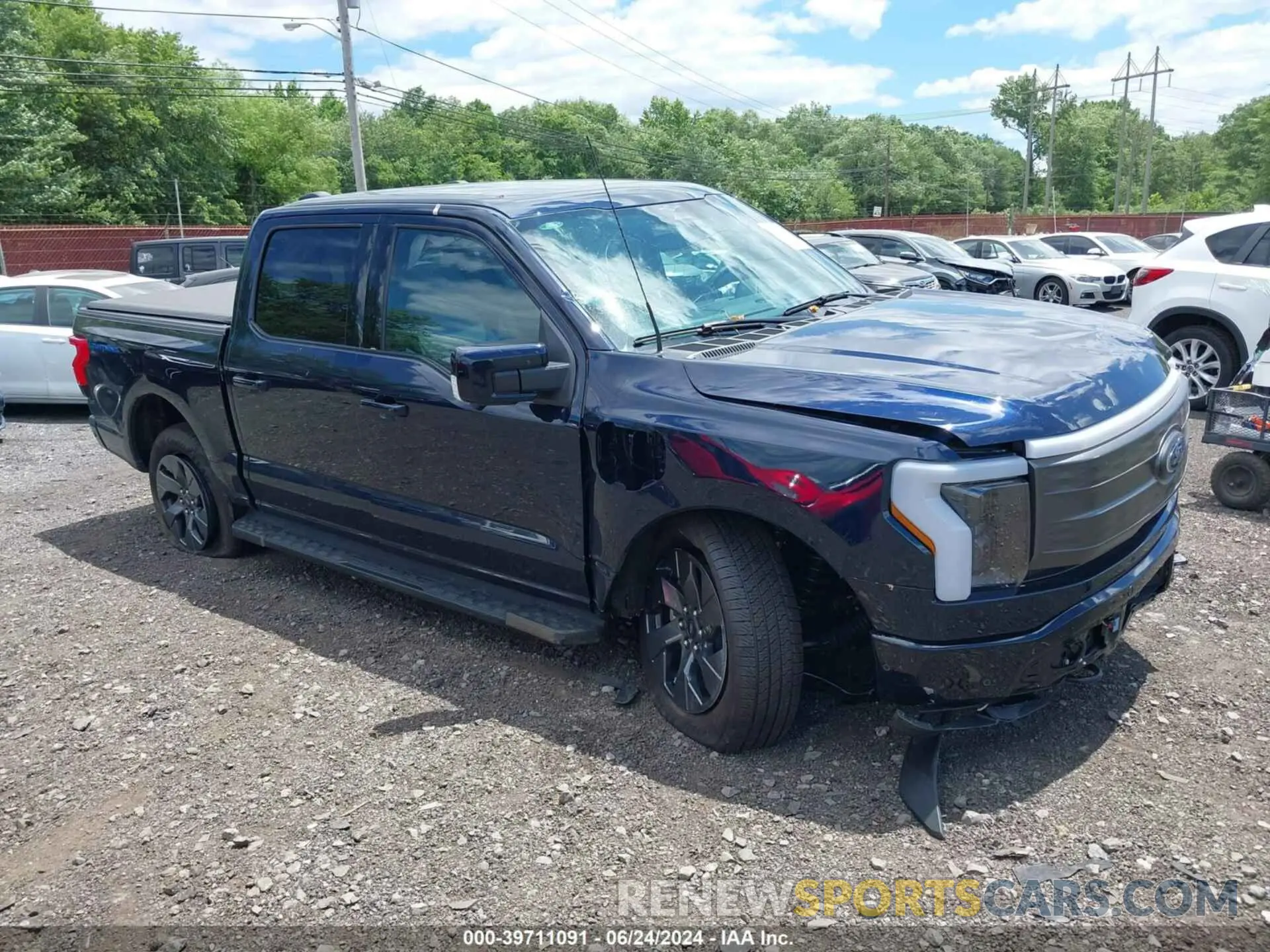 1 Photograph of a damaged car 1FT6W1EVXPWG42428 FORD F-150 LIGHTNING 2023
