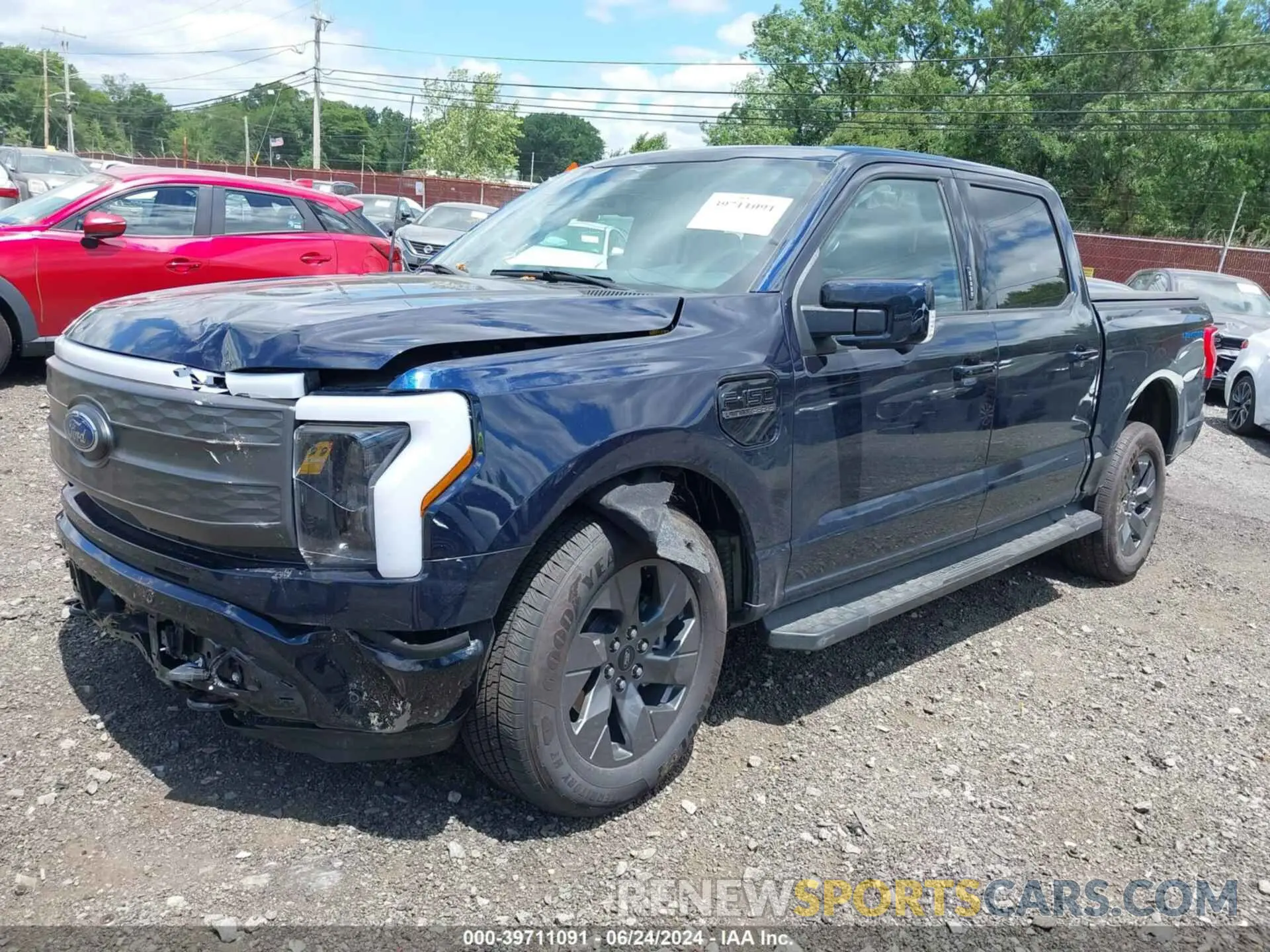 2 Photograph of a damaged car 1FT6W1EVXPWG42428 FORD F-150 LIGHTNING 2023