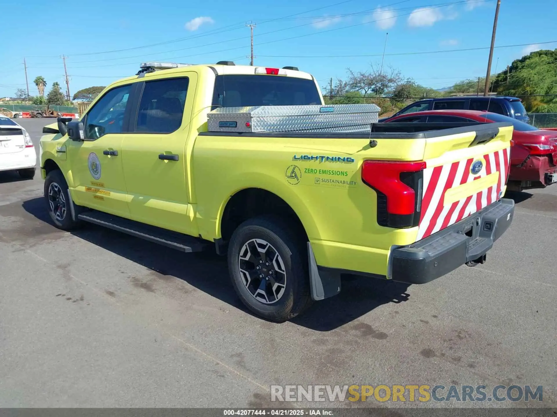 3 Фотография поврежденного автомобиля 1FTVW1EL6PWG09856 FORD F-150 LIGHTNING 2023