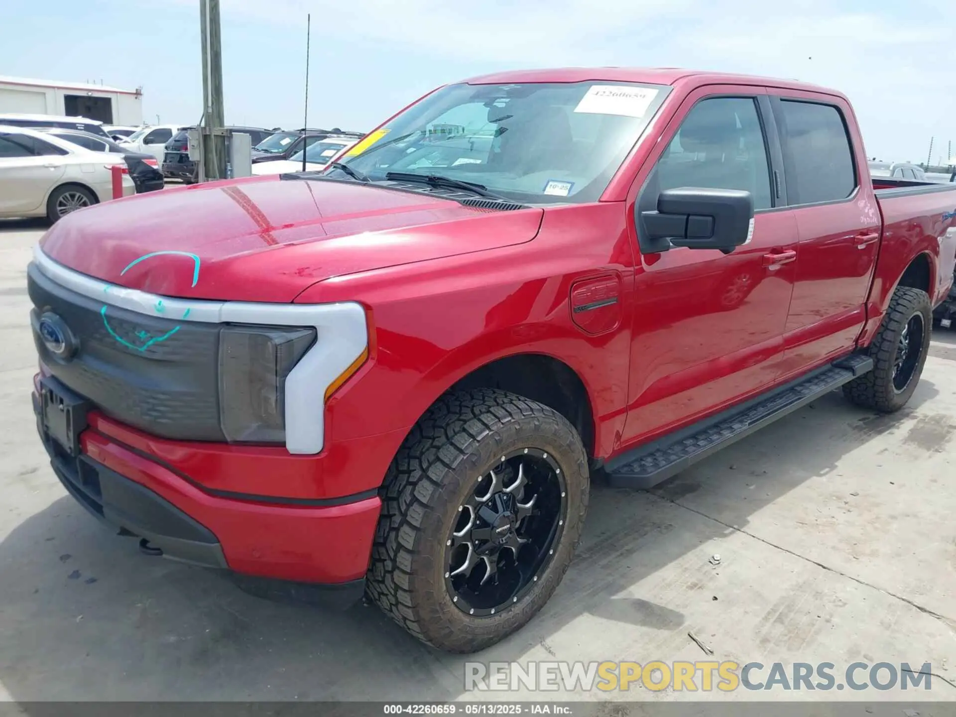2 Photograph of a damaged car 1FTVW1EL8PWG33656 FORD F-150 LIGHTNING 2023