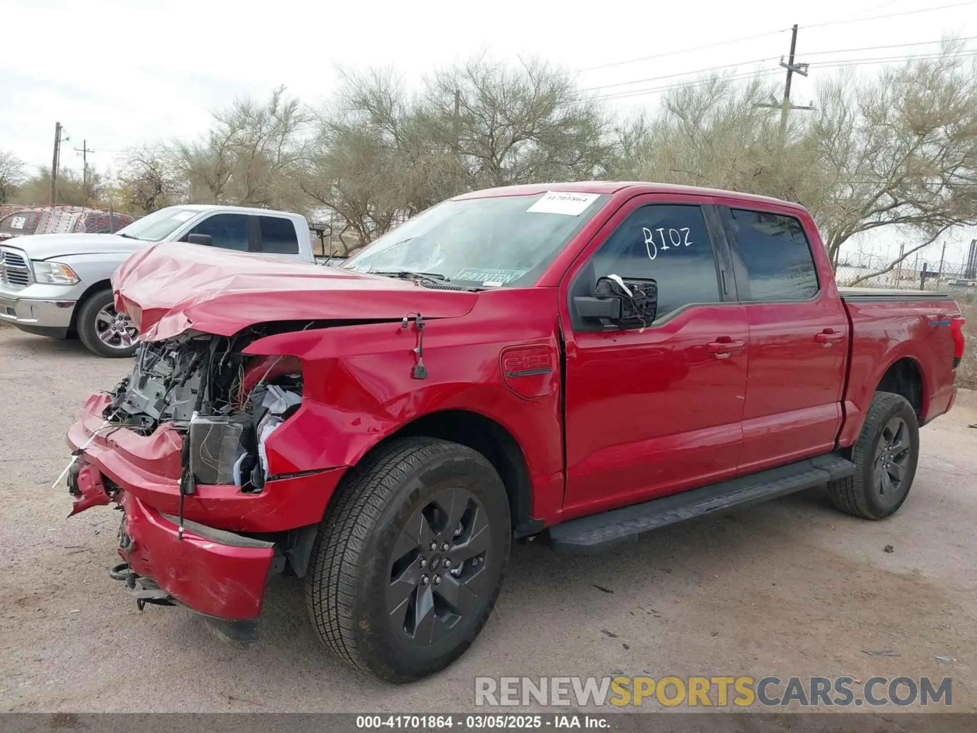 6 Фотография поврежденного автомобиля 1FTVW1EL8PWG55060 FORD F-150 LIGHTNING 2023