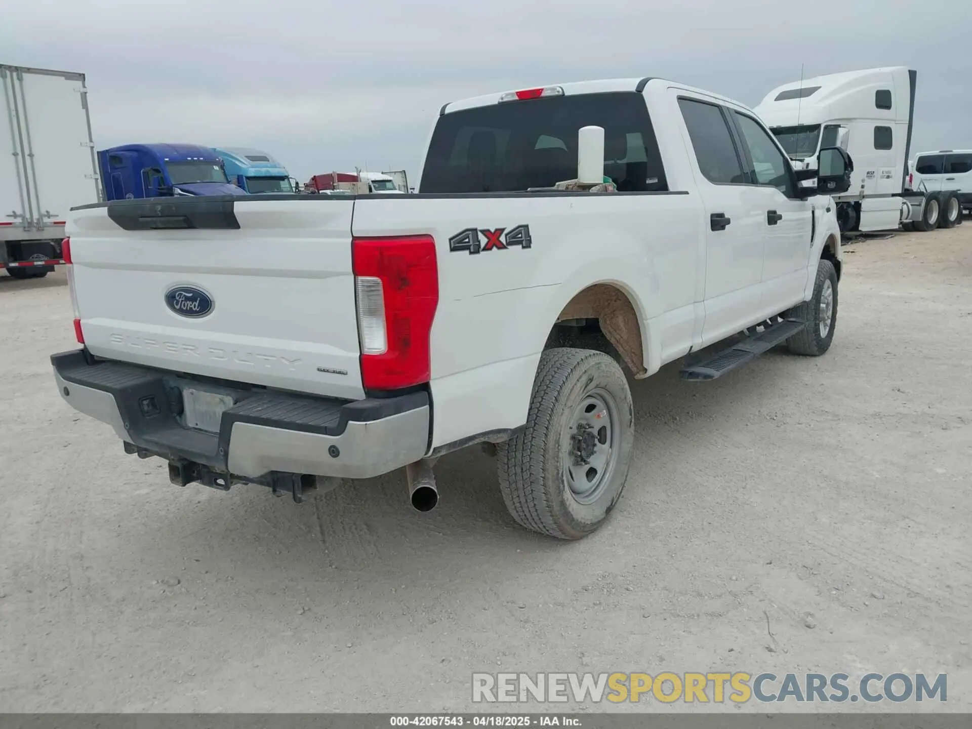 4 Фотография поврежденного автомобиля 1FT7W2B61KED84841 FORD F-250 2019