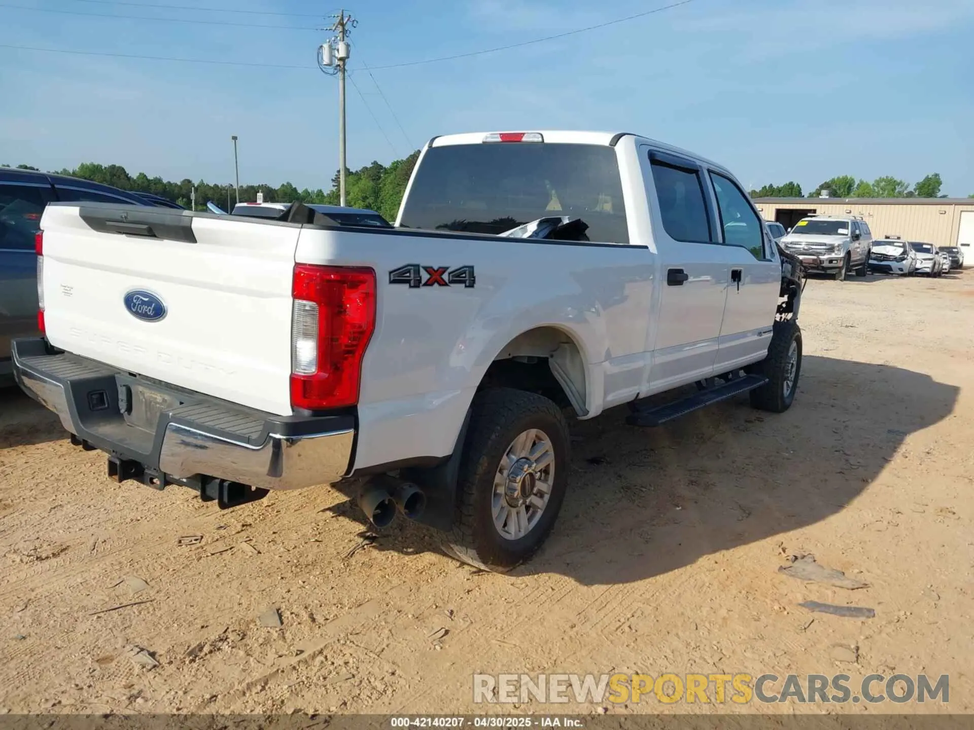 4 Фотография поврежденного автомобиля 1FT7W2BT4KEE35979 FORD F-250 2019