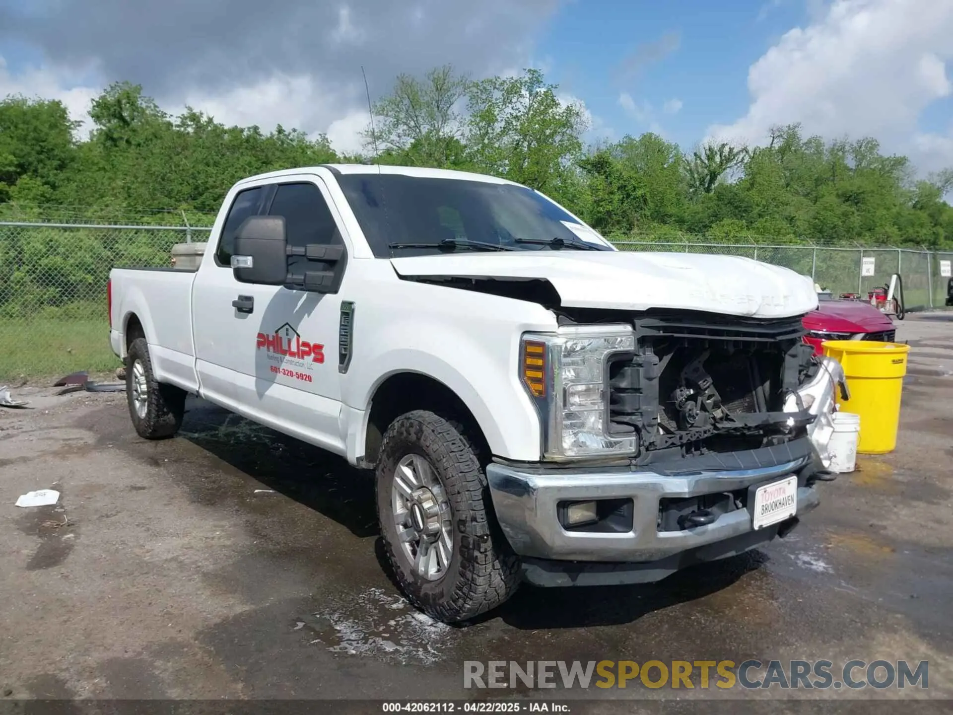 1 Photograph of a damaged car 1FT7X2A60KED30025 FORD F-250 2019