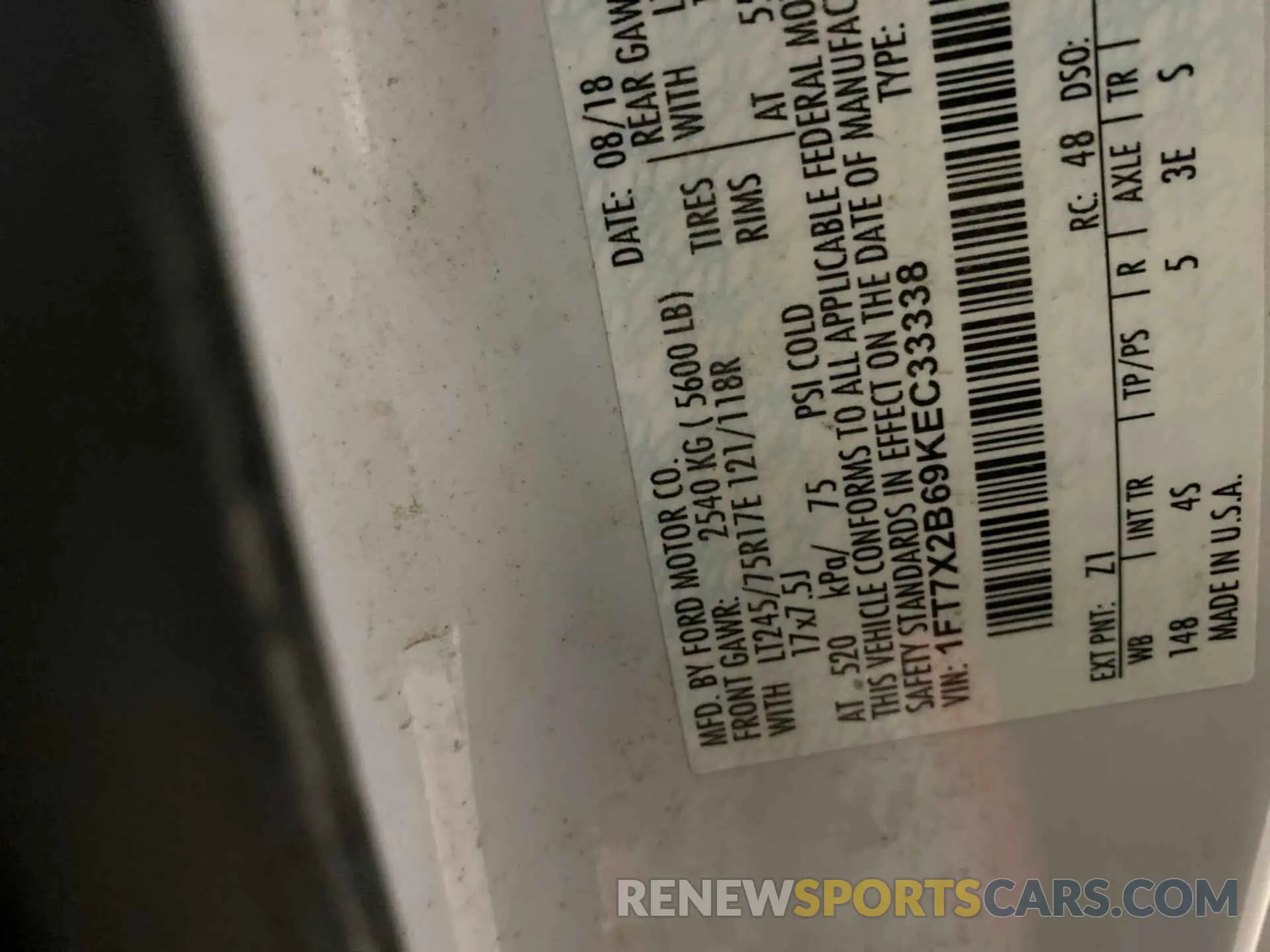 22 Photograph of a damaged car 1FT7X2B69KEC33338 FORD F-250 2019