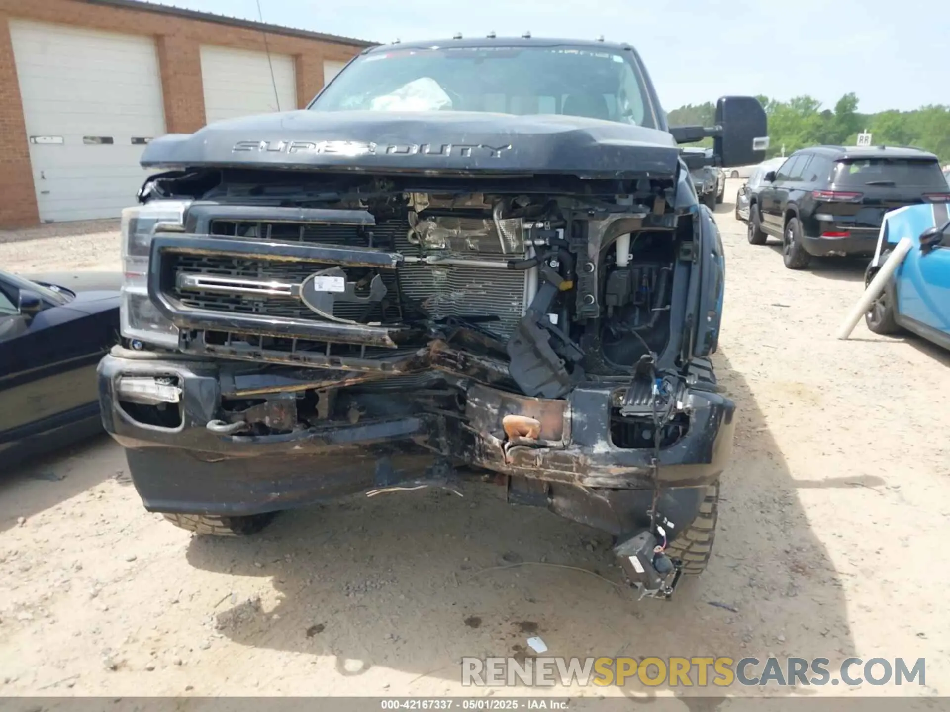 6 Фотография поврежденного автомобиля 1FT8W2BT6MED24423 FORD F-250 2021