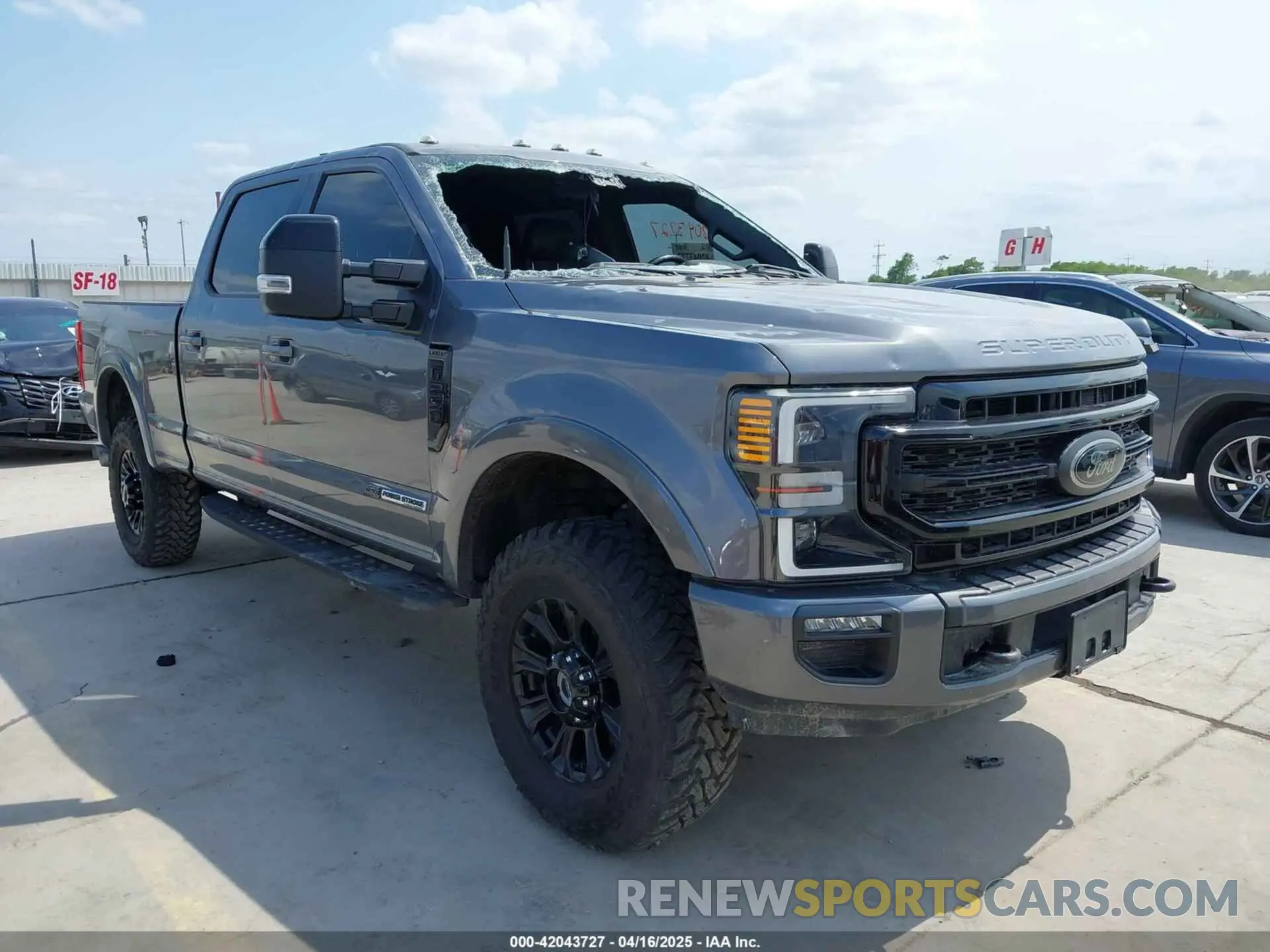 1 Photograph of a damaged car 1FT8W2BT3NED12540 FORD F-250 2022