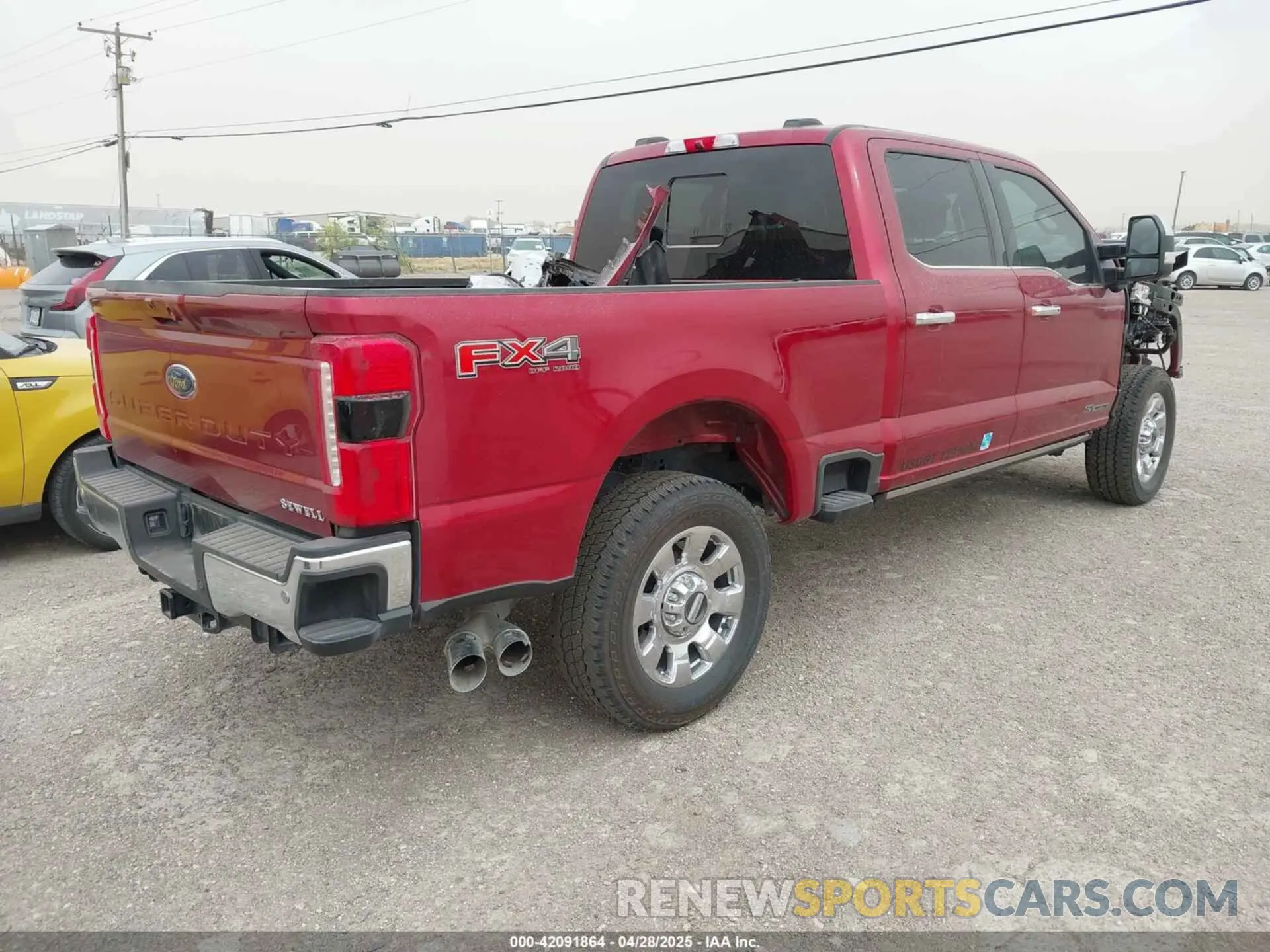 4 Photograph of a damaged car 1FT8W2BT0SEC07420 FORD F-250 2025