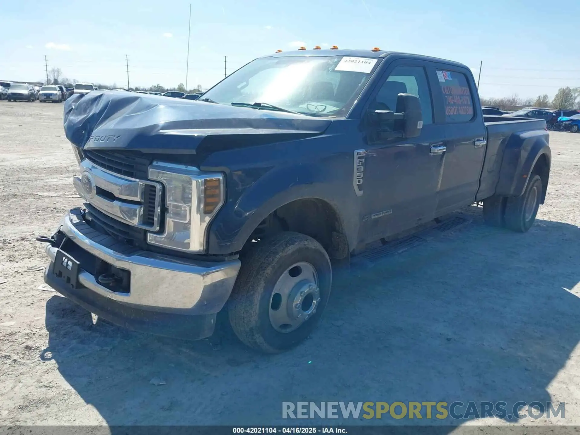 2 Фотография поврежденного автомобиля 1FT8W3DT2KEG19714 FORD F-350 2019
