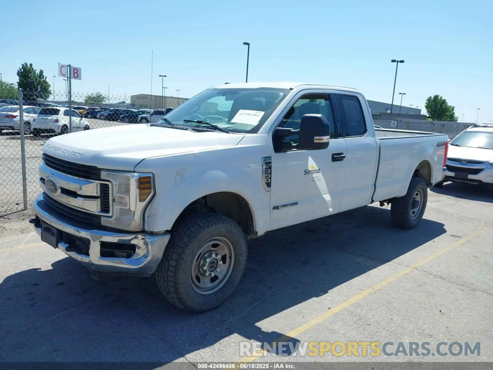 2 Photograph of a damaged car 1FT8X3BT0KED71186 FORD F-350 2019