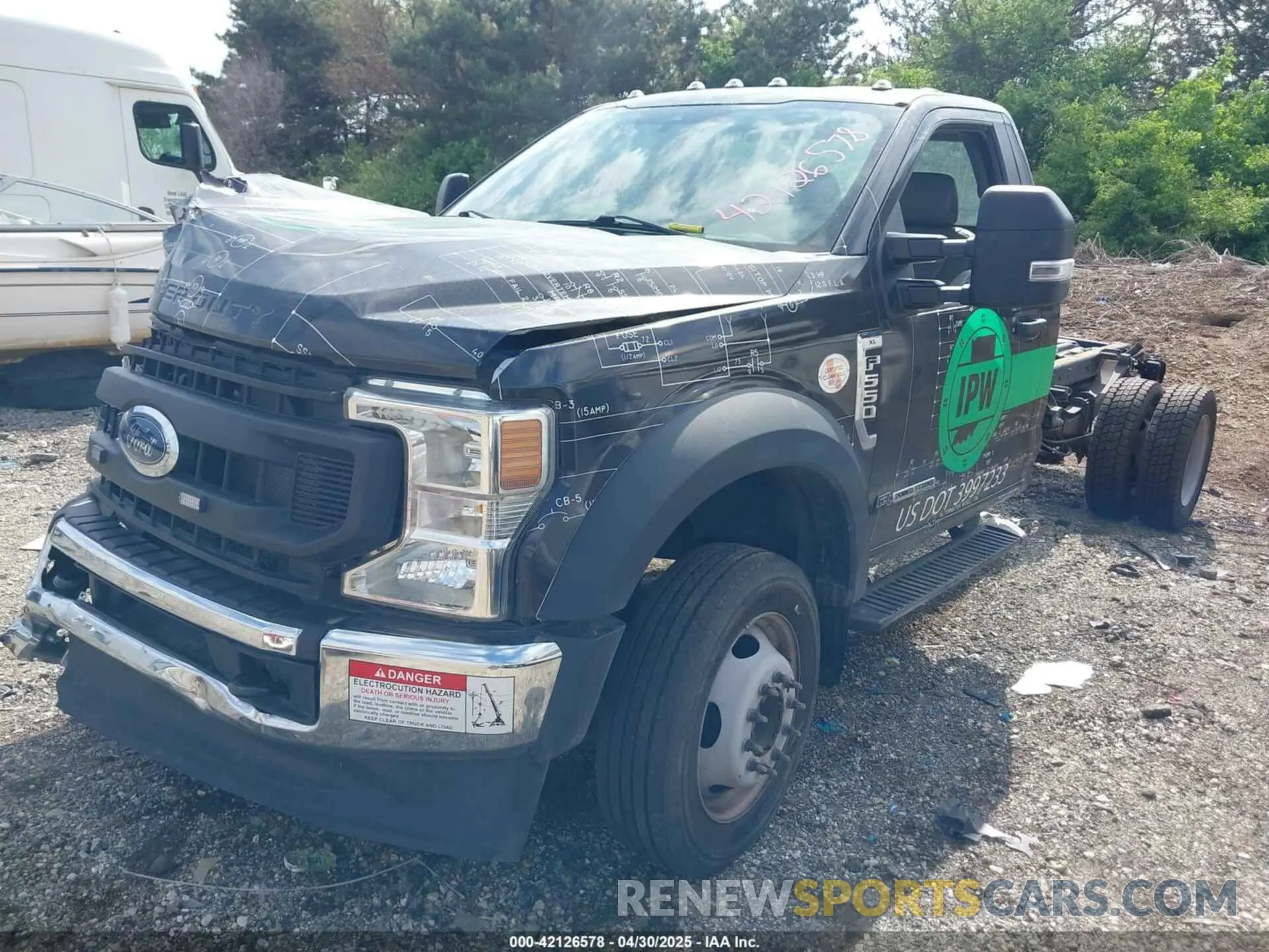 2 Фотография поврежденного автомобиля 1FDUF5HT2NEE52260 FORD F-550 CHASSIS 2022