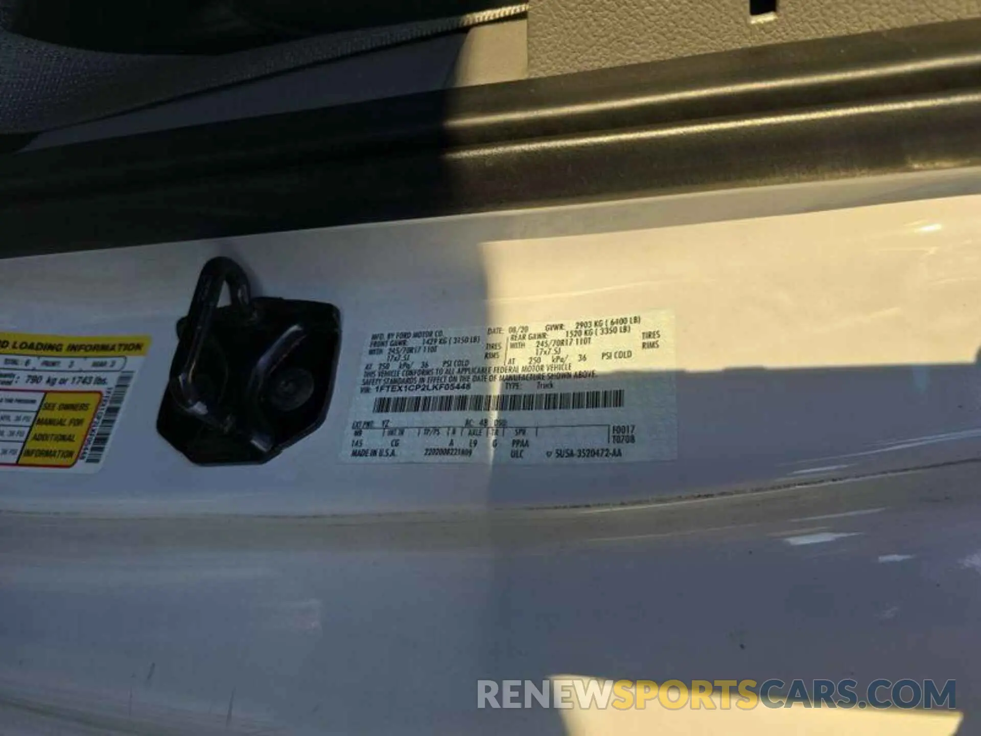 4 Photograph of a damaged car 1FTEX1CP2LKF05448 FORD F150 2020