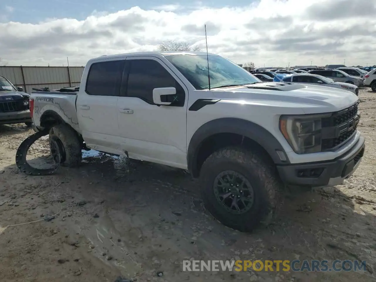 4 Фотография поврежденного автомобиля 1FTFW1RG3NFB73689 FORD F150 2022