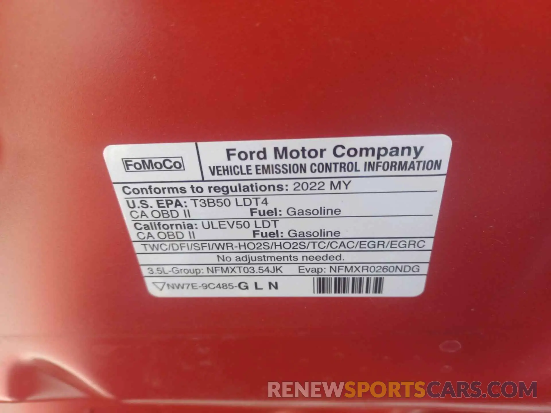 15 Photograph of a damaged car 1FTFX1E89NKE44144 FORD F150 2022