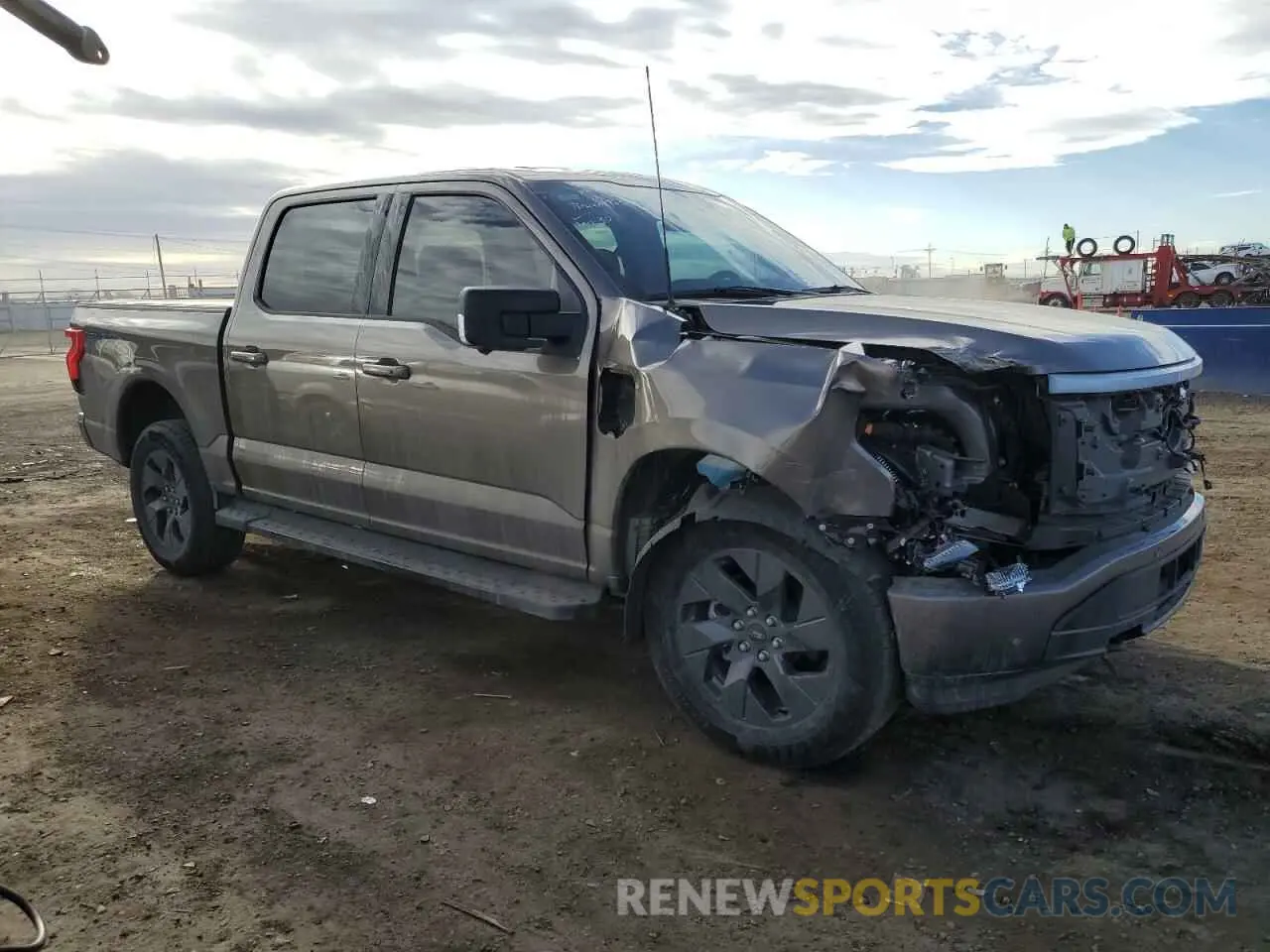 4 Фотография поврежденного автомобиля 1FT6W1EV6PWG39428 FORD F150 2023