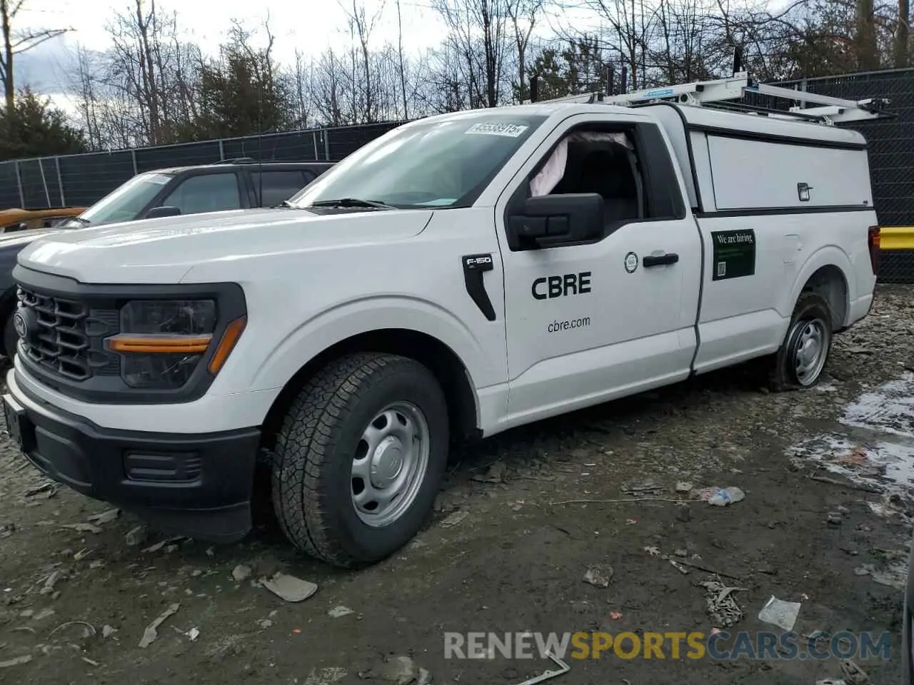 1 Photograph of a damaged car 1FTMF1KP0RKE02893 FORD F150 2024