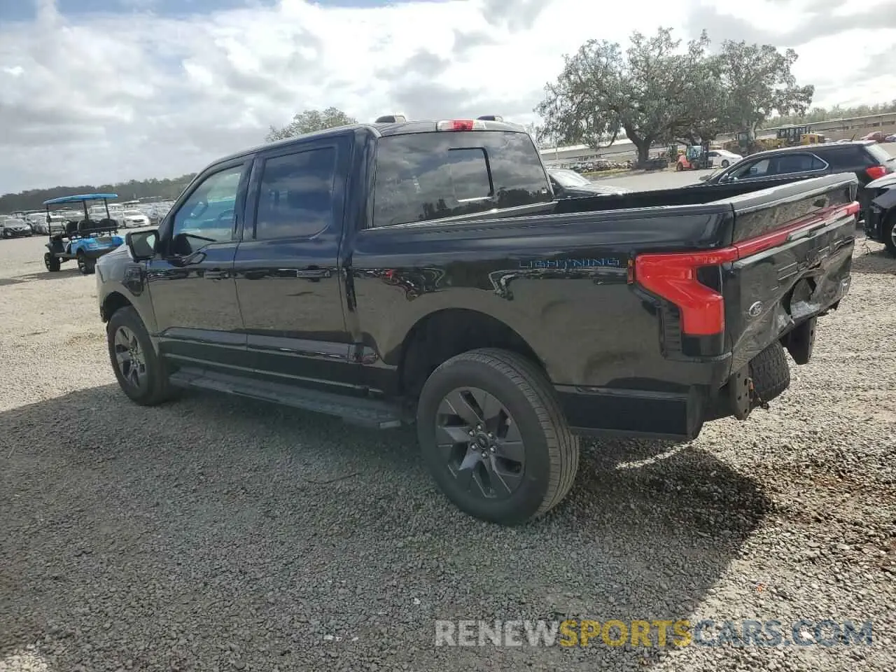 2 Photograph of a damaged car 1FT6W1EV4NWG14041 FORD F150 LIGHT 2022