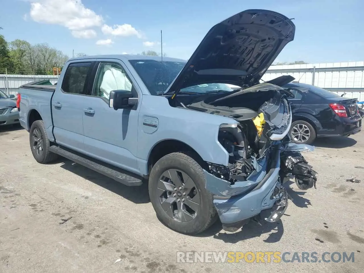 4 Photograph of a damaged car 1FT6W1EV1PWG41037 FORD F150 LIGHT 2023