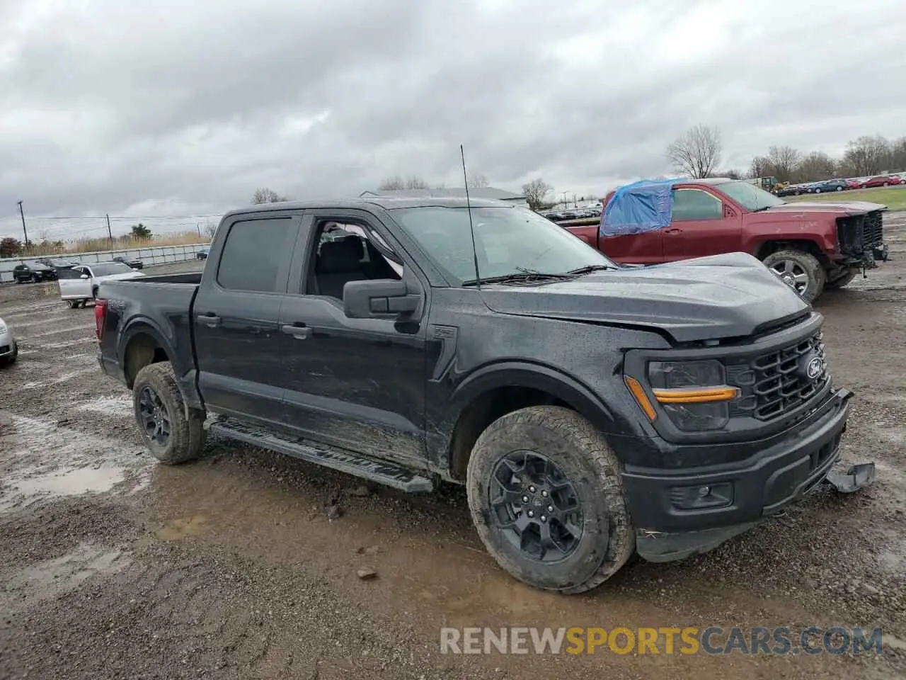 4 Фотография поврежденного автомобиля 1FTEW2LP1RFB39332 FORD F150 STX 2024