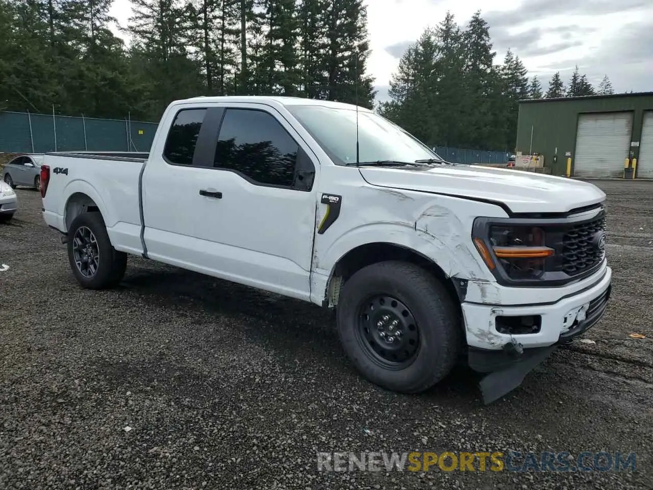 4 Фотография поврежденного автомобиля 1FTFX2L53RKD08080 FORD F150 STX 2024