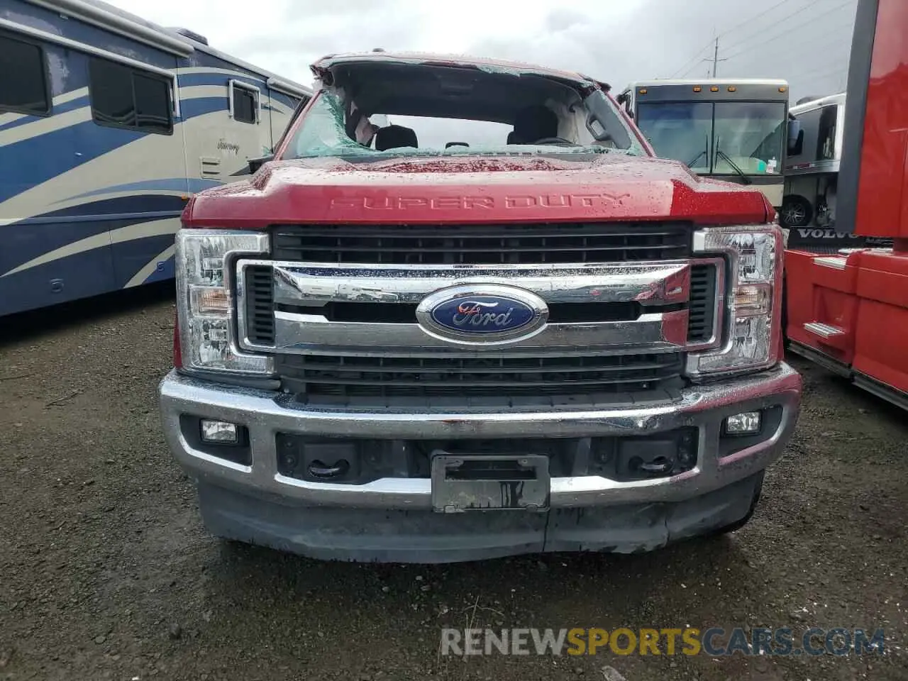 5 Photograph of a damaged car 1FT7W2BT0KED94377 FORD F250 2019