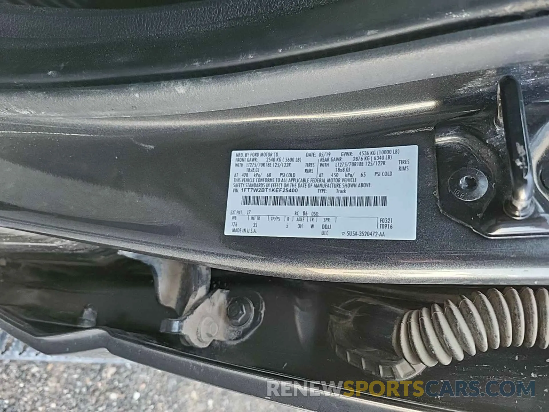 21 Фотография поврежденного автомобиля 1FT7W2BT1KEF25400 FORD F250 2019