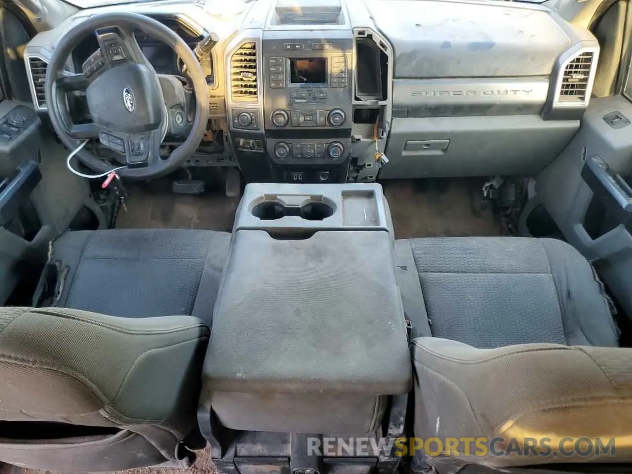8 Фотография поврежденного автомобиля 1FT7W2BT3KEC11232 FORD F250 2019