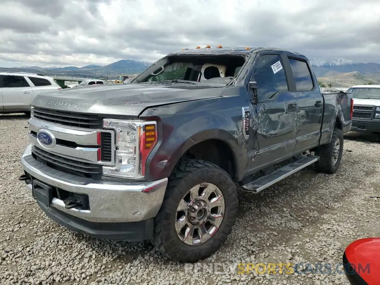 1 Photograph of a damaged car 1FT7W2BT3KEF12745 FORD F250 2019