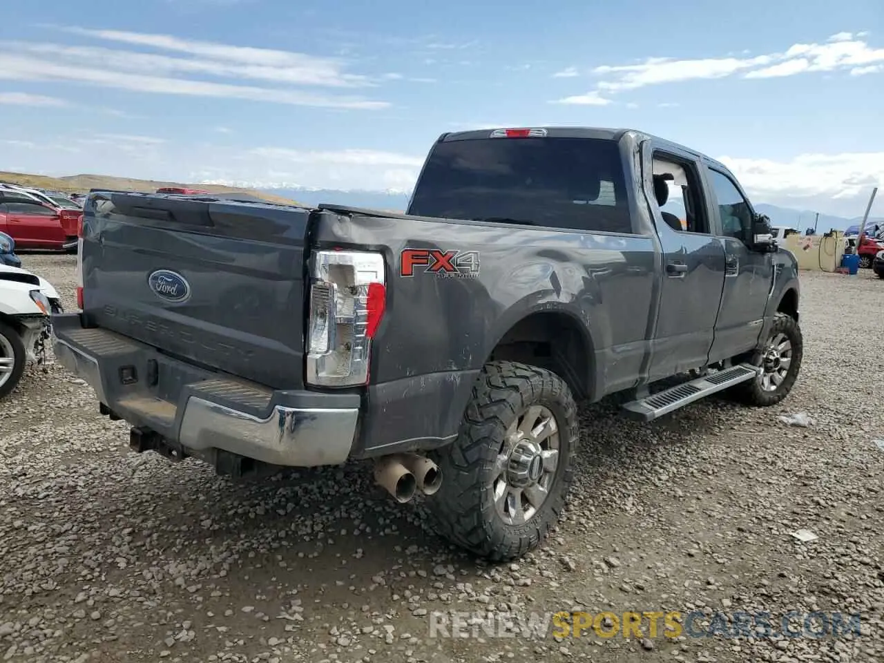 3 Photograph of a damaged car 1FT7W2BT3KEF12745 FORD F250 2019