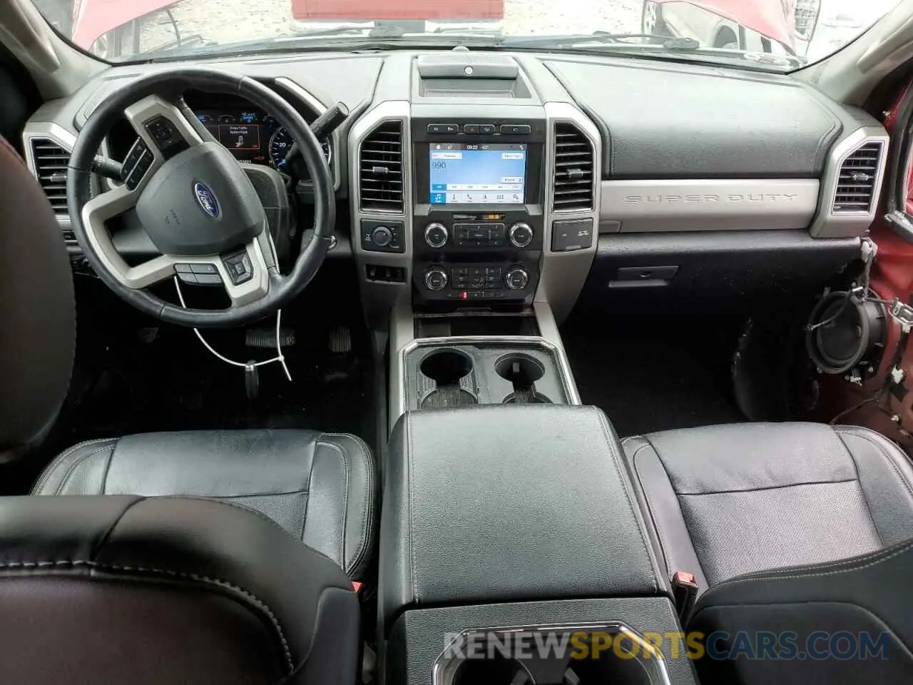 8 Фотография поврежденного автомобиля 1FT7W2BT4KEE62860 FORD F250 2019