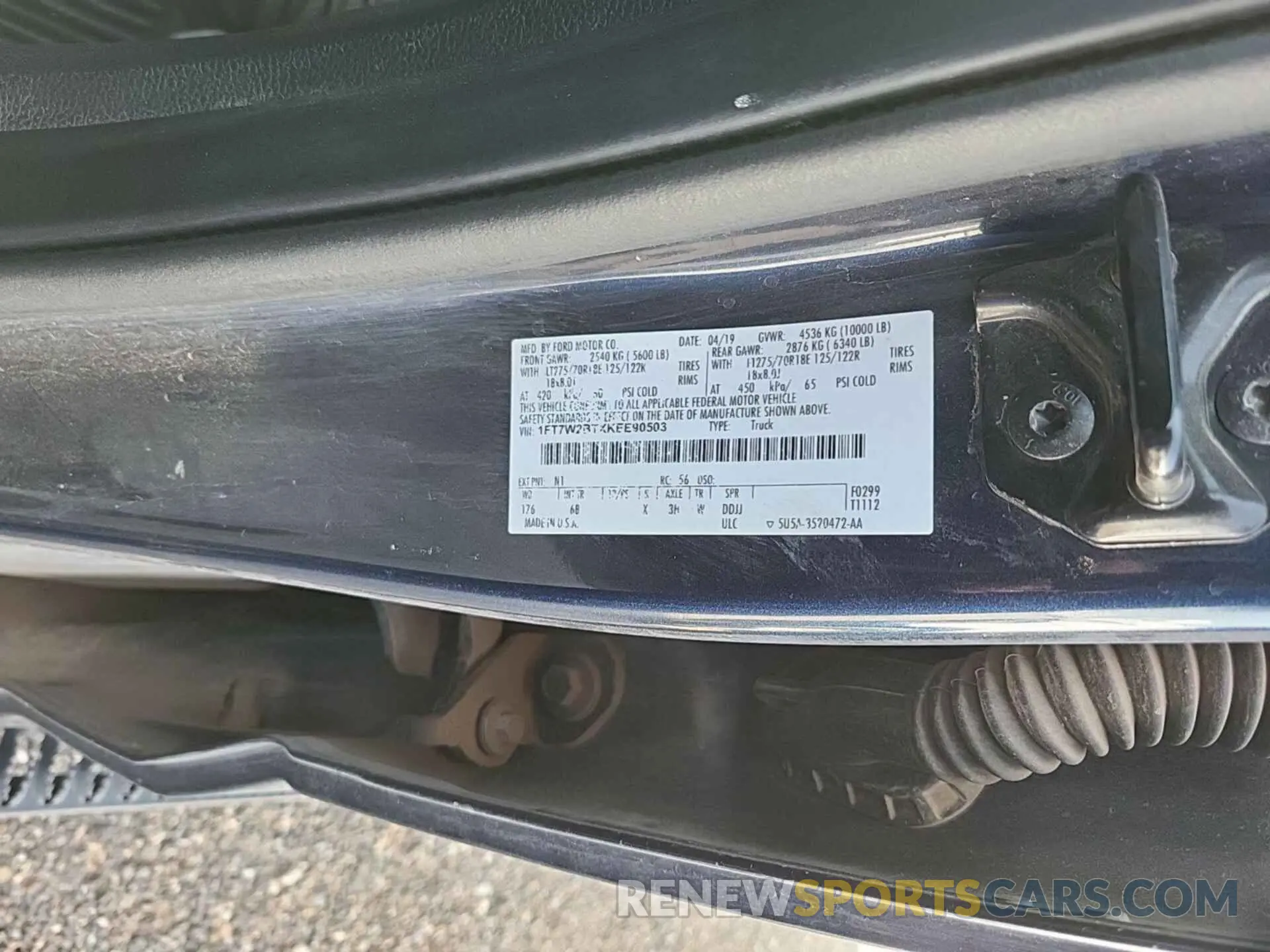 2 Photograph of a damaged car 1FT7W2BTXKEE90503 FORD F250 2019
