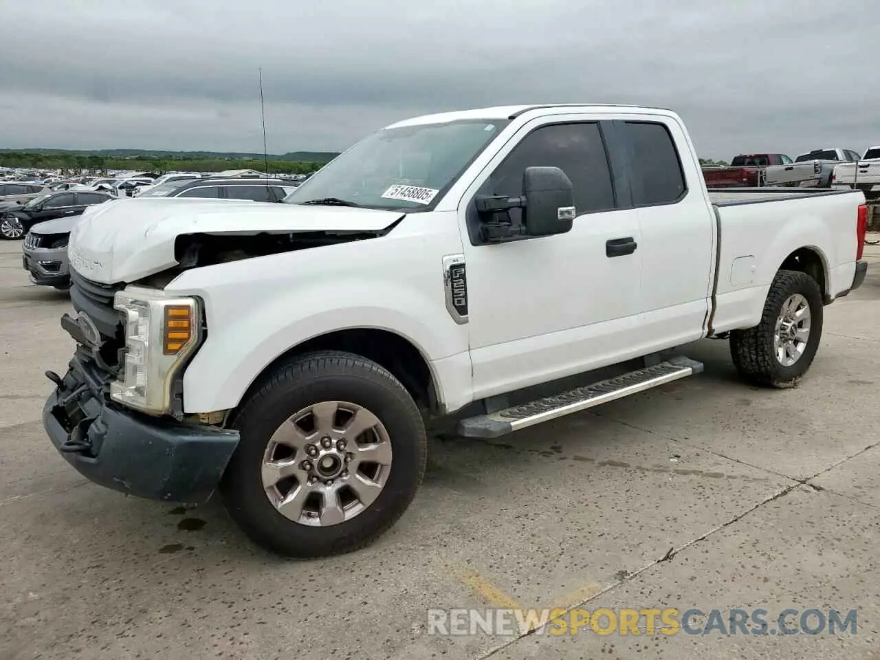 1 Photograph of a damaged car 1FT7X2A60KEC61451 FORD F250 2019