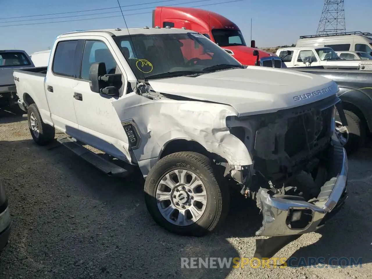 4 Фотография поврежденного автомобиля 1FT7W2B60LEE90733 FORD F250 2020