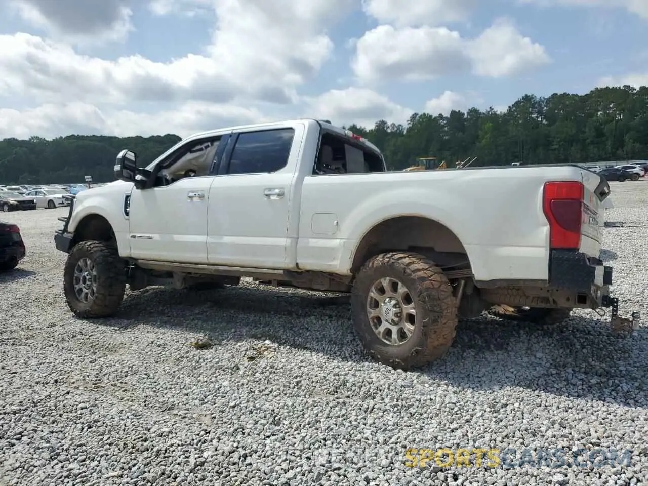 2 Photograph of a damaged car 1FT8W2BT0LED82218 FORD F250 2020