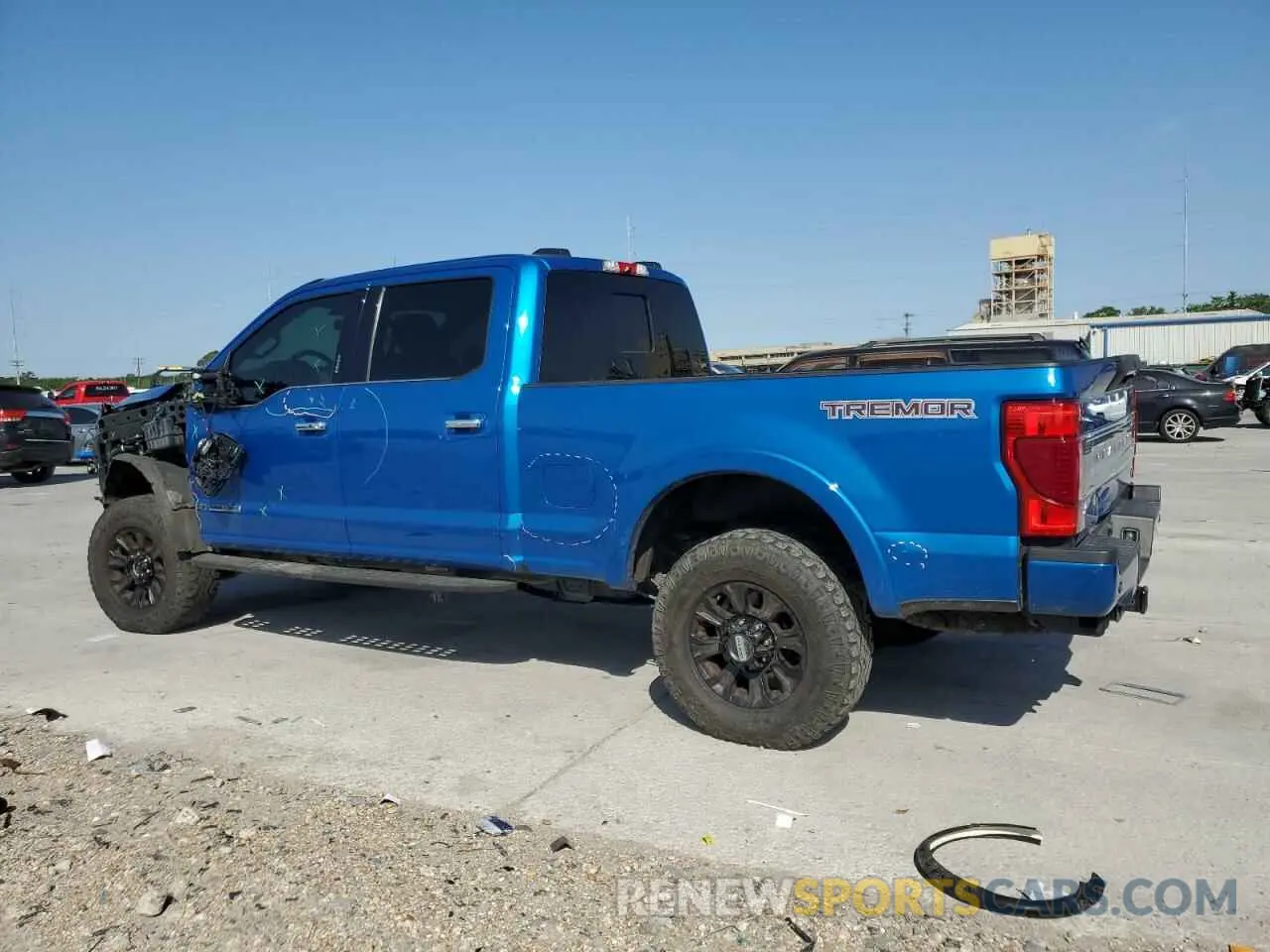 2 Photograph of a damaged car 1FT8W2BT3LED54672 FORD F250 2020