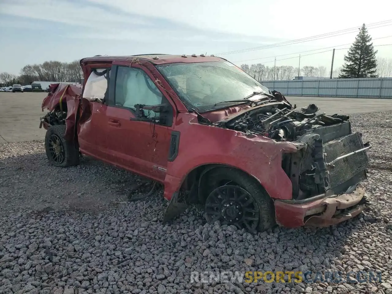 4 Фотография поврежденного автомобиля 1FT7W2BT6MED35031 FORD F250 2021