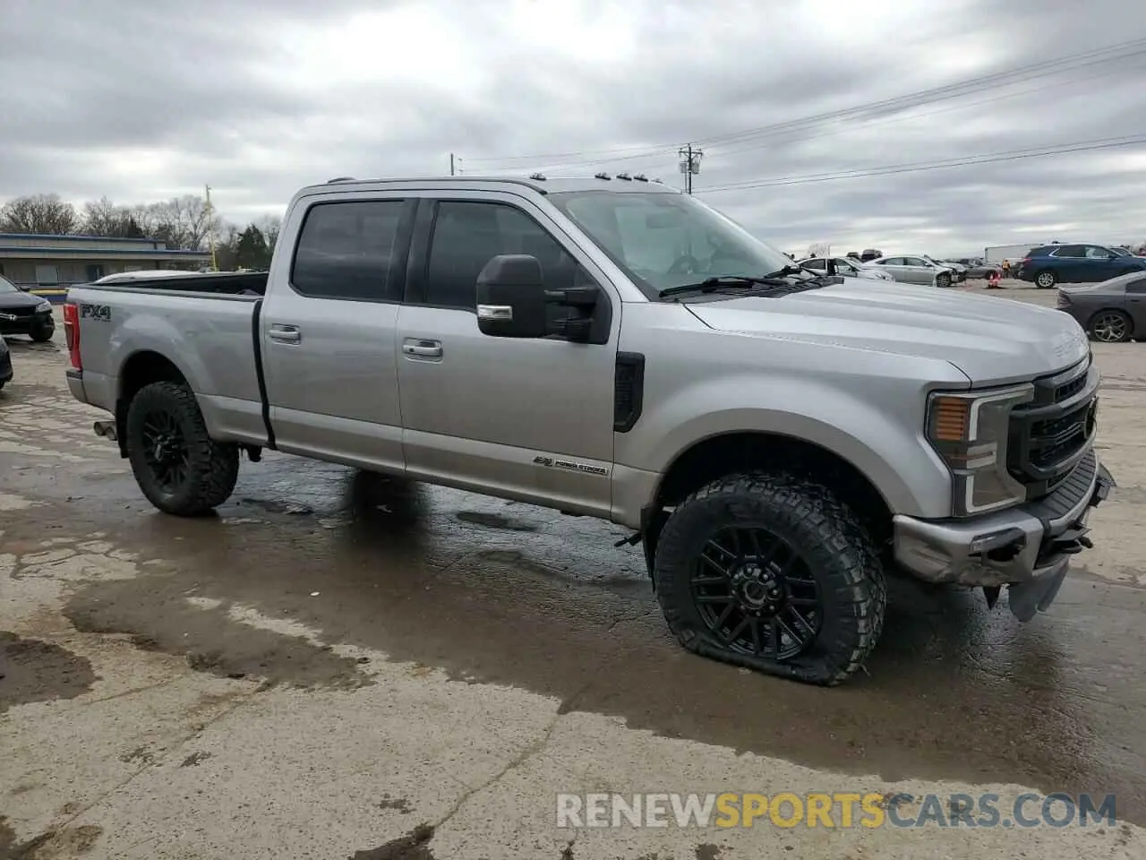 4 Фотография поврежденного автомобиля 1FT7W2BT9MEC95446 FORD F250 2021