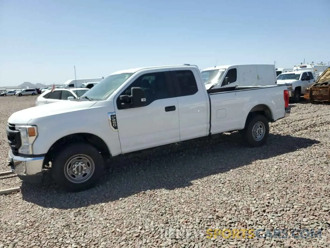 1 Photograph of a damaged car 1FT7X2A68MED96535 FORD F250 2021